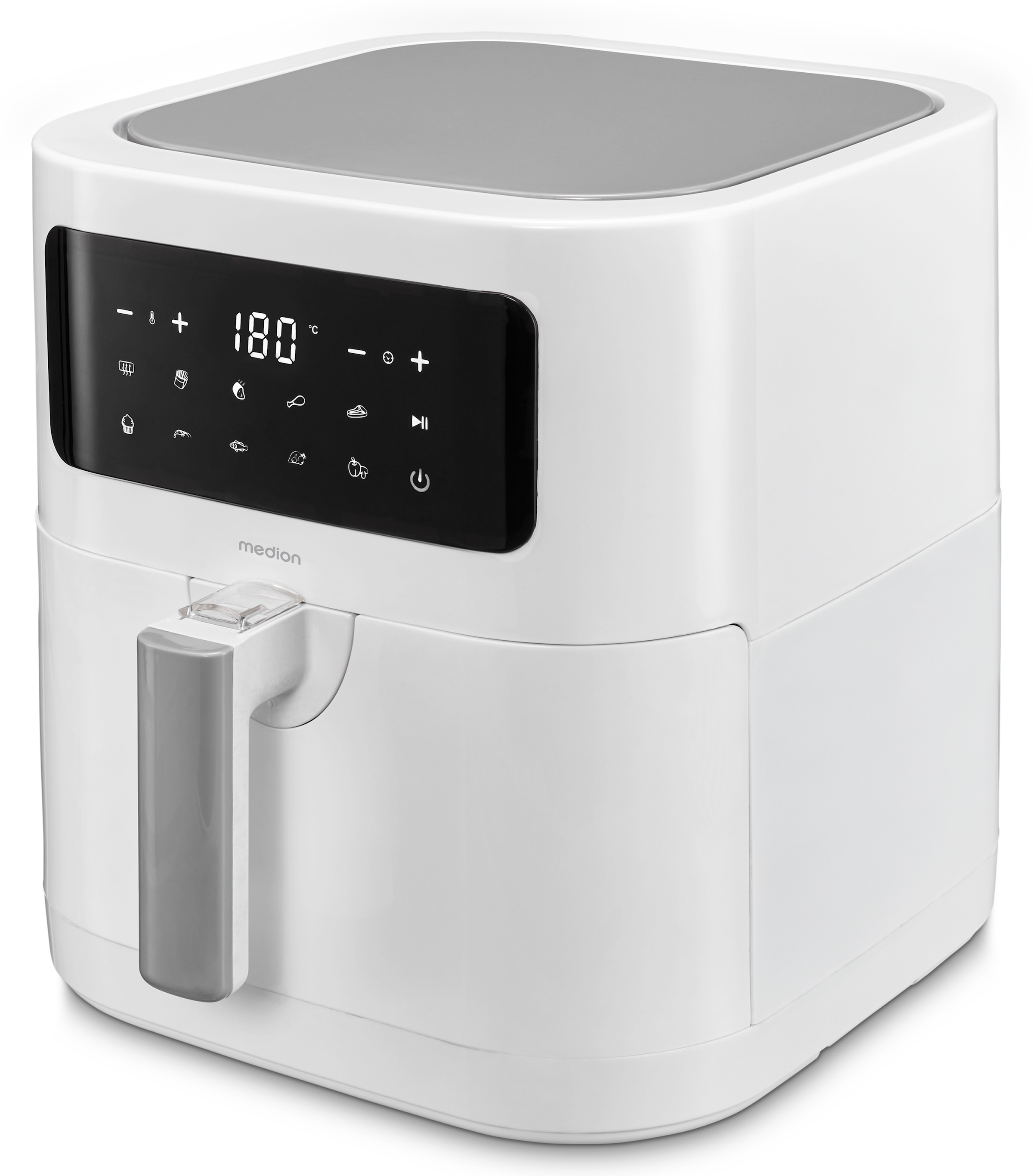 Medion® Heißluftfritteuse »MD11740  E40 XL, Nutzinhalt 5,2 L; Korb in Korb«, 2000 W, digitales Bedienfeld, 9 Automatikprogramme