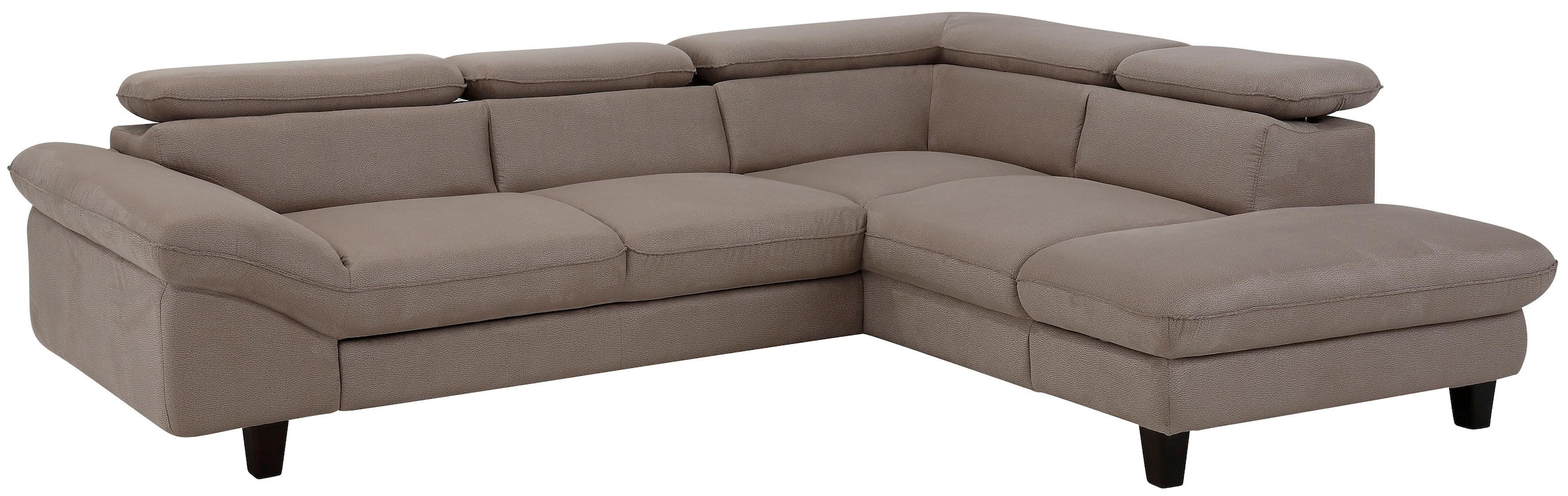 Home affaire Ecksofa »Pilot L-Form«, mit Kopfteilverstellung, wahlweise mit Bettfunktion & Bettkasten
