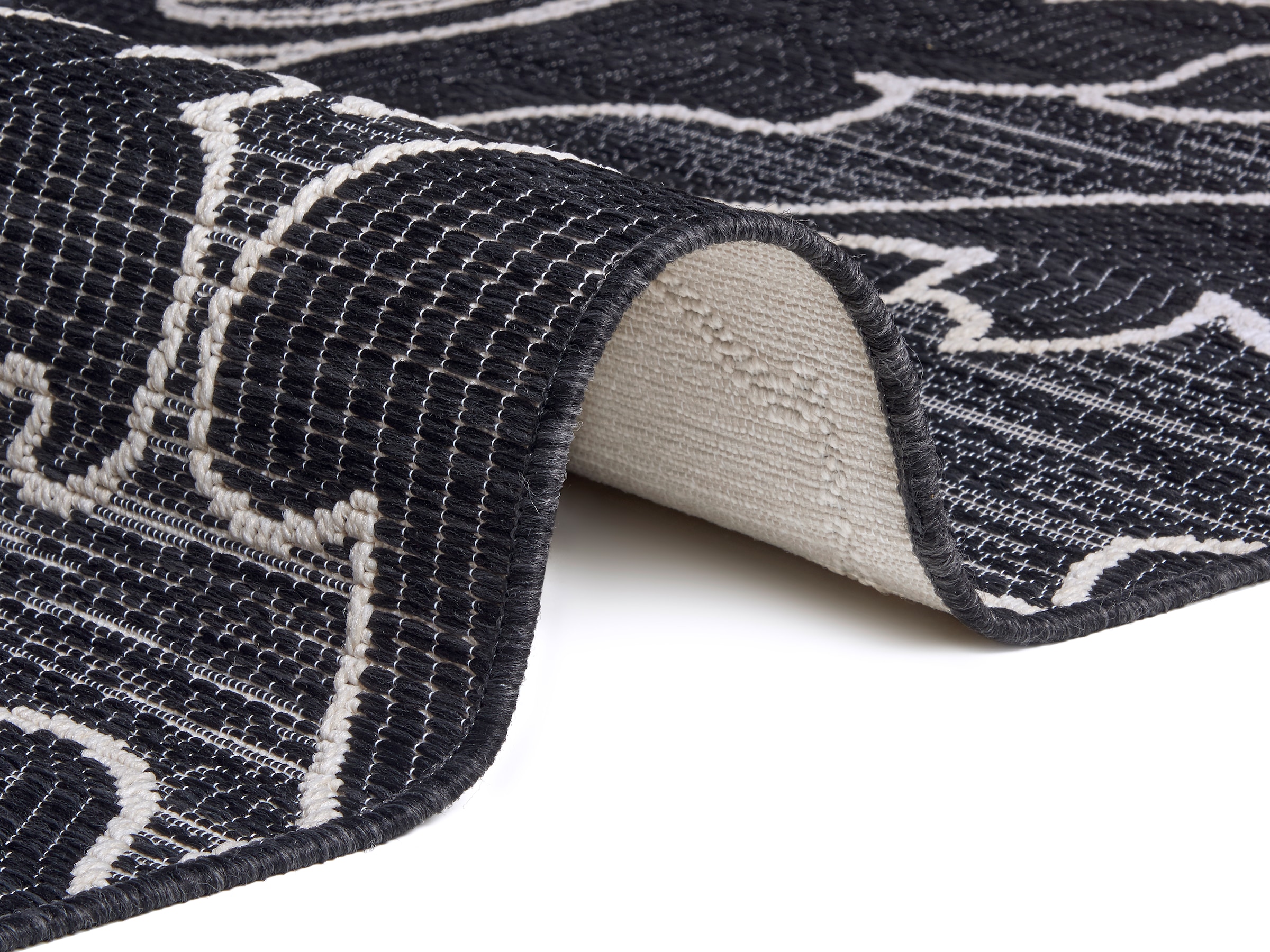 freundin Home Collection Teppich »Palau«, rechteckig, 4 mm Höhe, In und Outdoor, Flachgewebe, wetterfest, pflegeleicht, robust