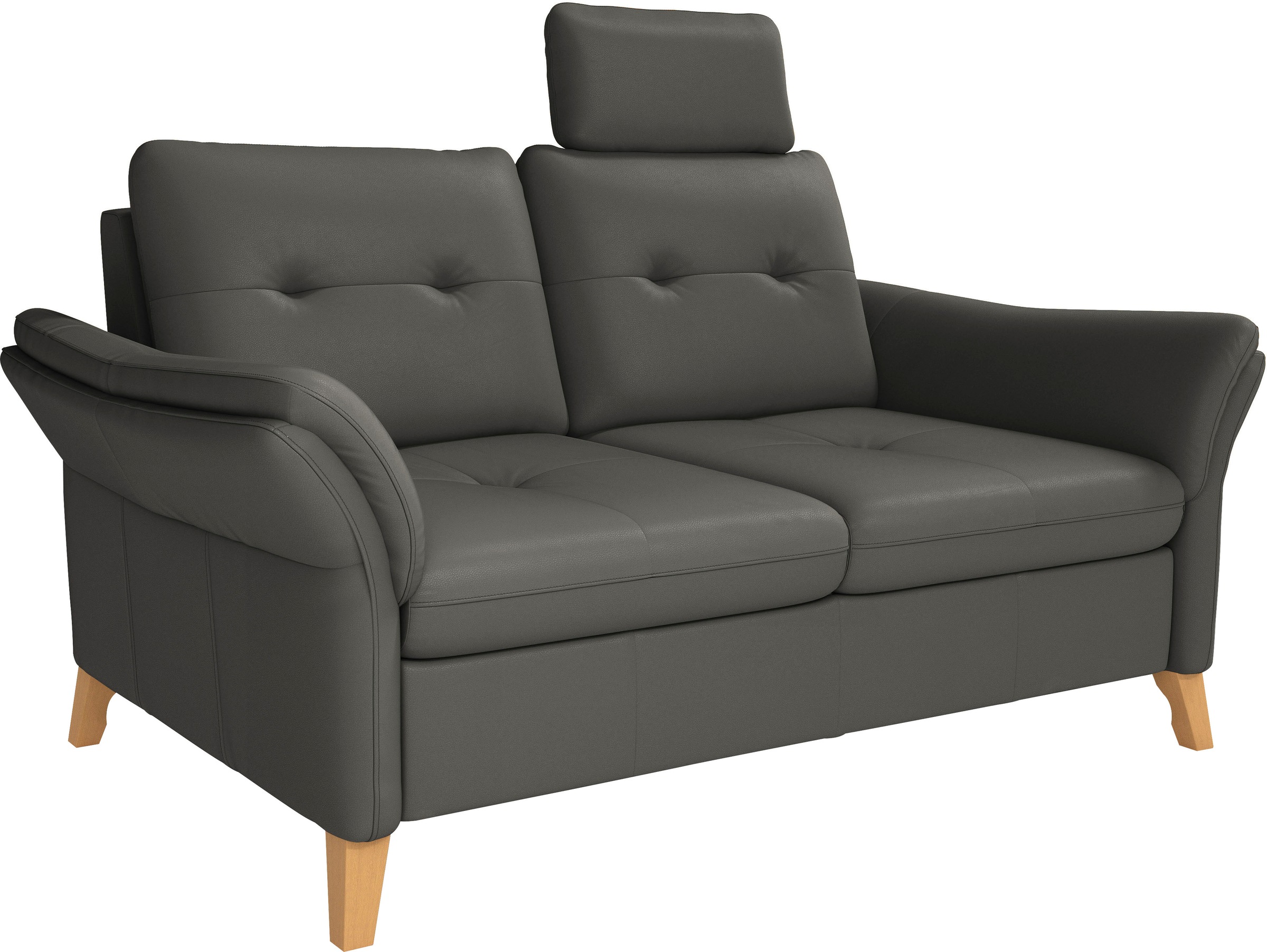 sit&more 2-Sitzer »Göteborg«, inklusive Sitztiefenverstellung und Federkern