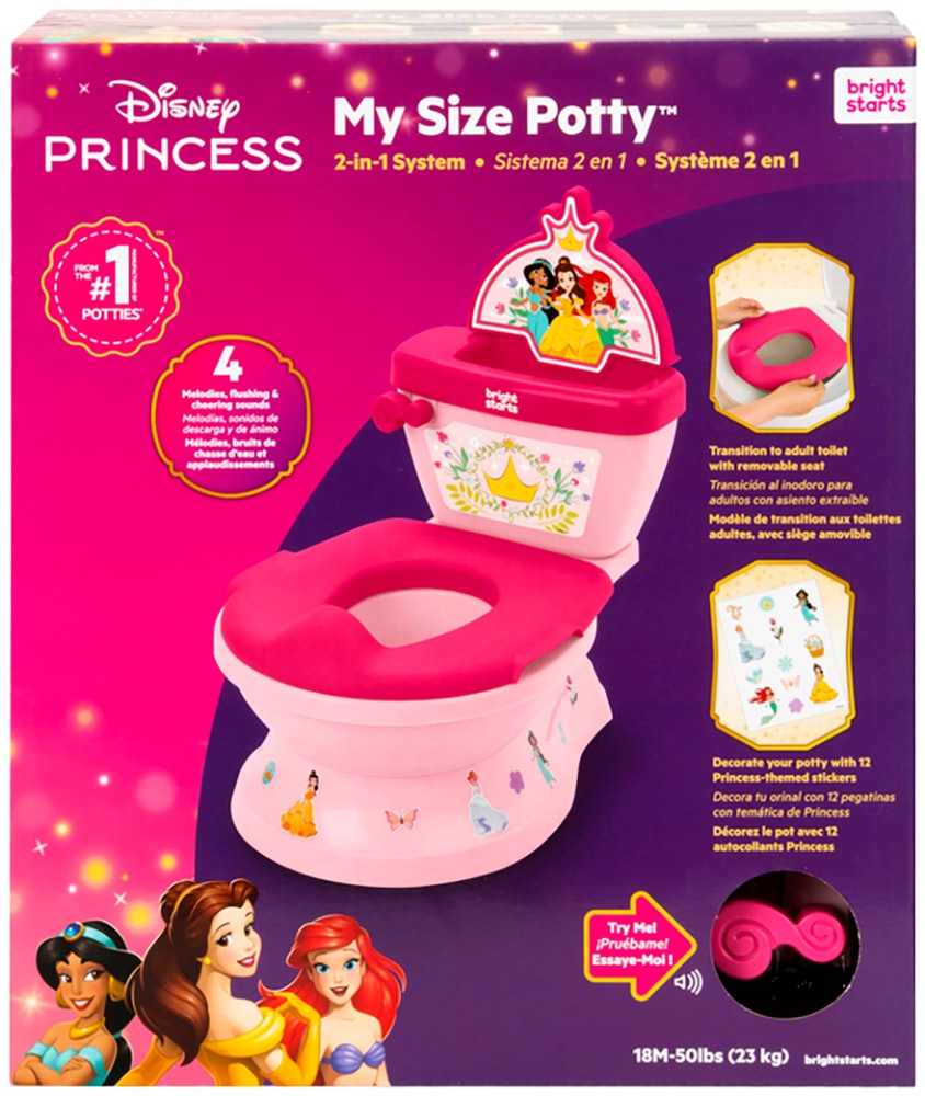 Bright Starts Toilettentrainer »My Size Potty Disney Princess« mit Sound