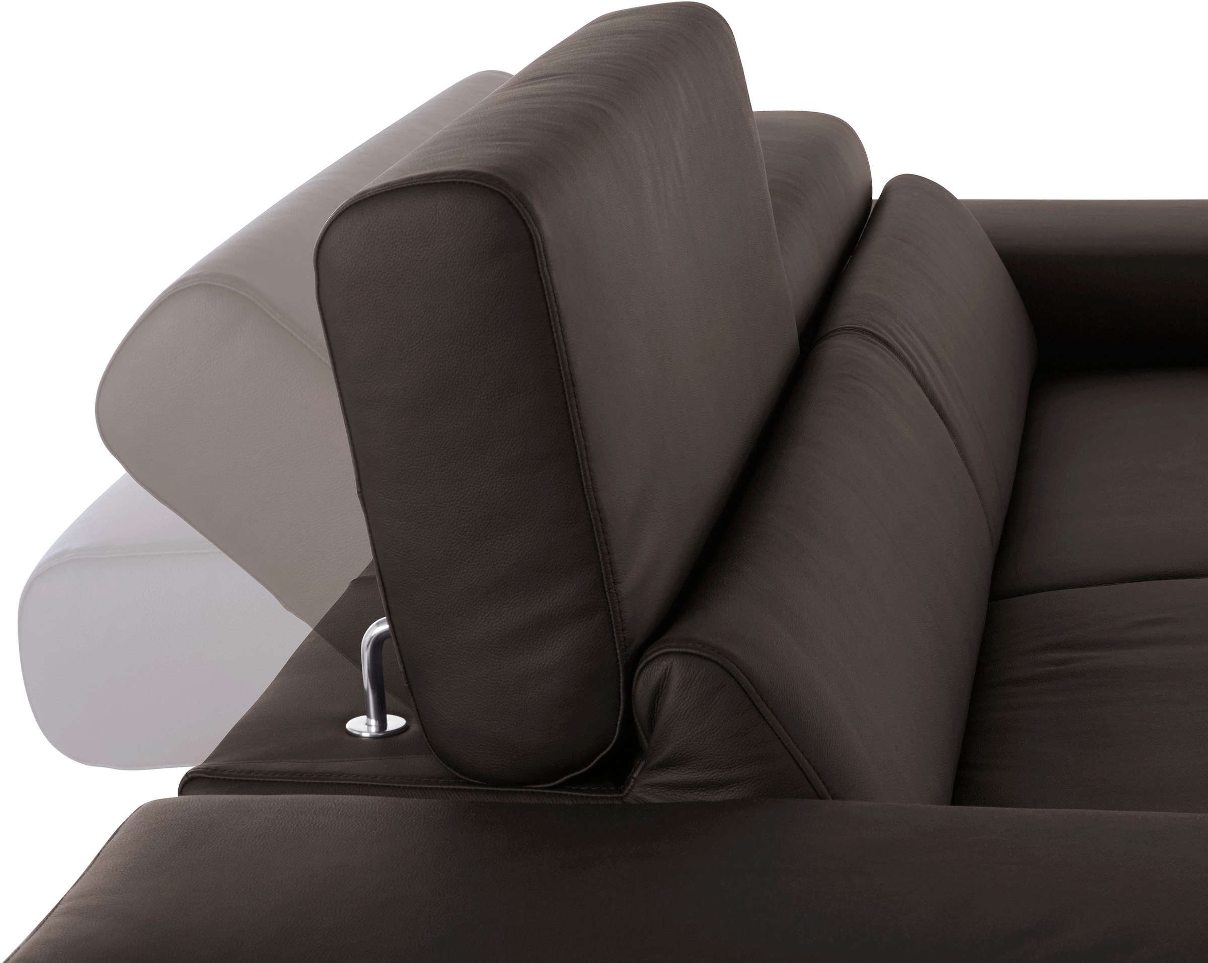 W.SCHILLIG 2,5-Sitzer »finn«, German Design Award 2016, Fußgestell Nussbaum natur, Breite 230 cm