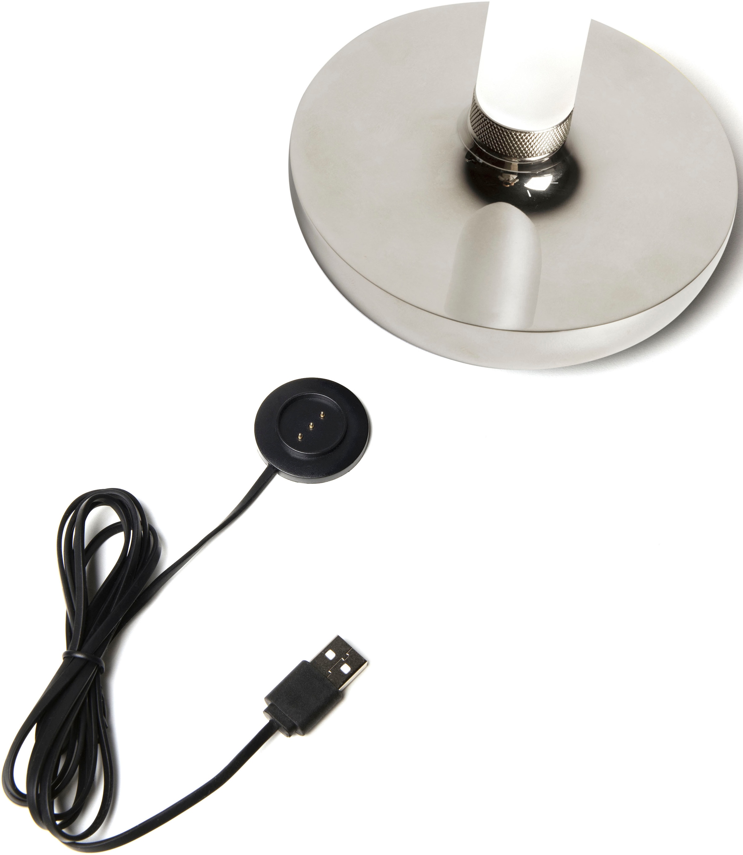 KONSTSMIDE LED Tischleuchte »Biarritz«, Leuchtmittel LED-Modul | LED fest integriert, Biarritz USB-Tischleuchte, 1800/2700/4000K, dimmbar