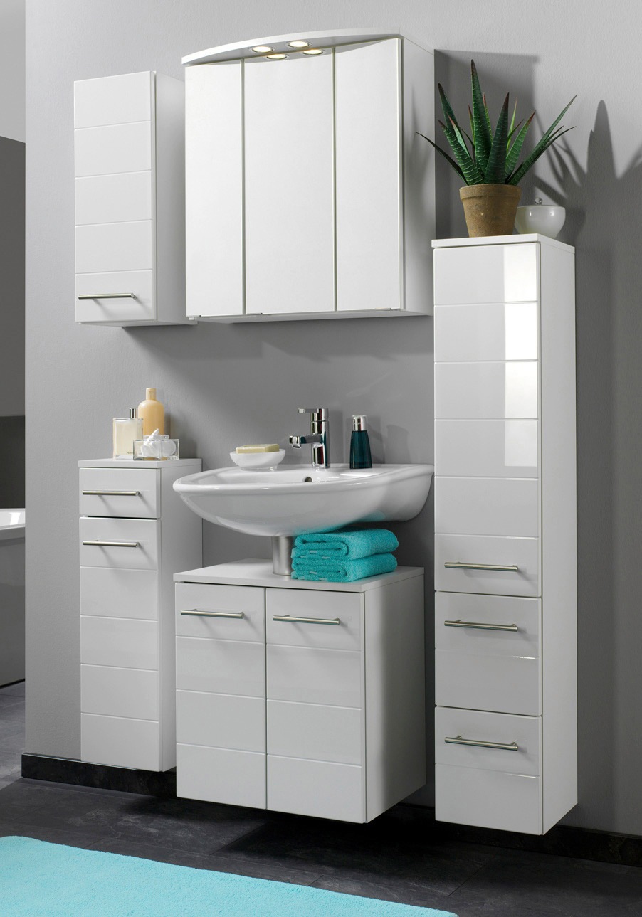 welltime Badmöbel-Set »Porto« 3 Stk. tlg. günstig online kaufen