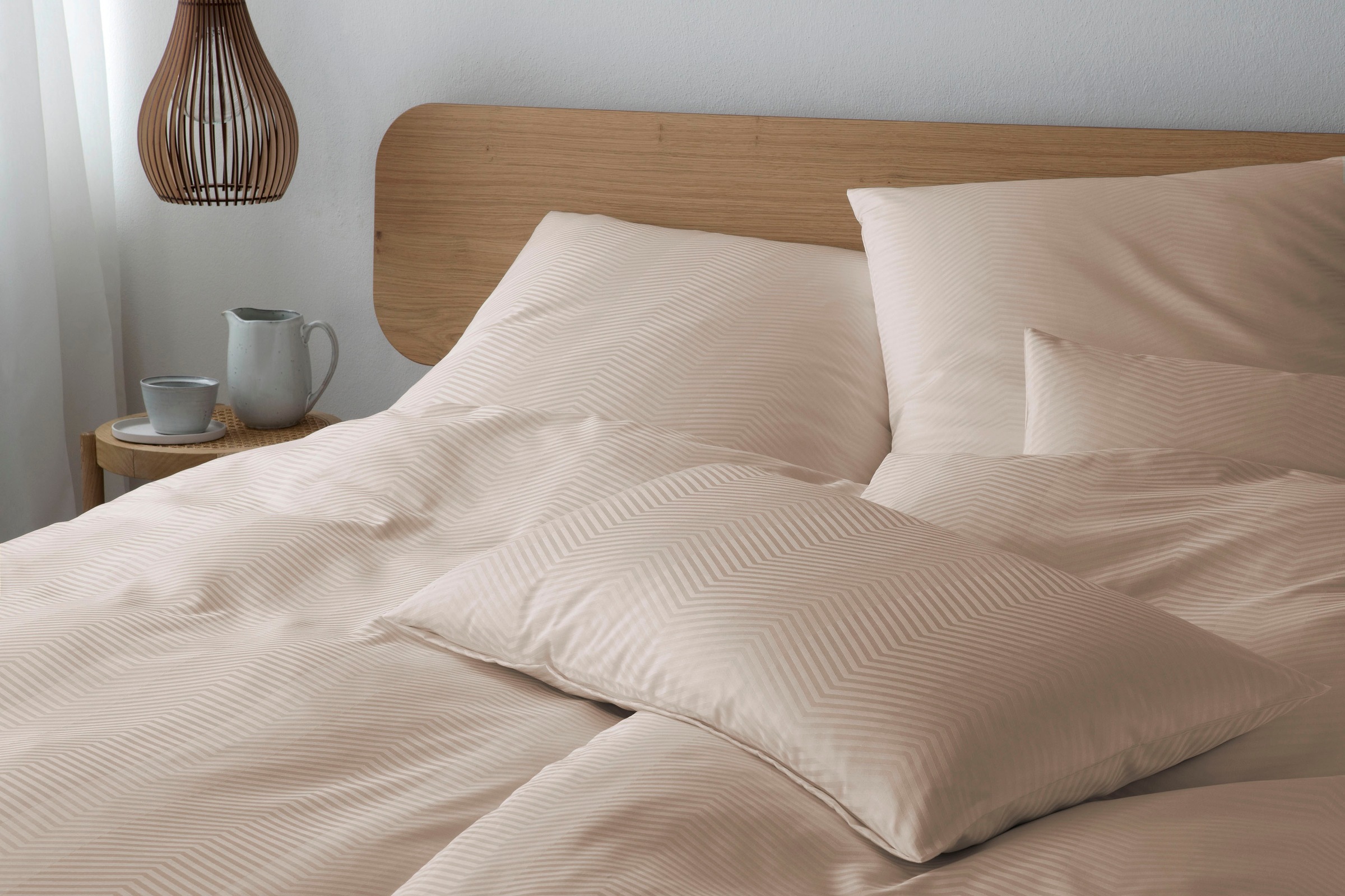 Elegante Bettwäsche »Canova« 2 Stk. tlg. angenehmes Hautgefühl günstig online kaufen