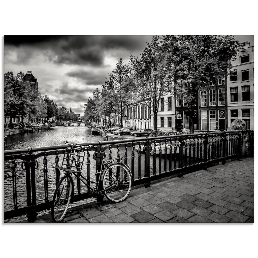 Artland Glasbild »Amsterdam Keizergracht I«, Niederlande, (1 St.)
