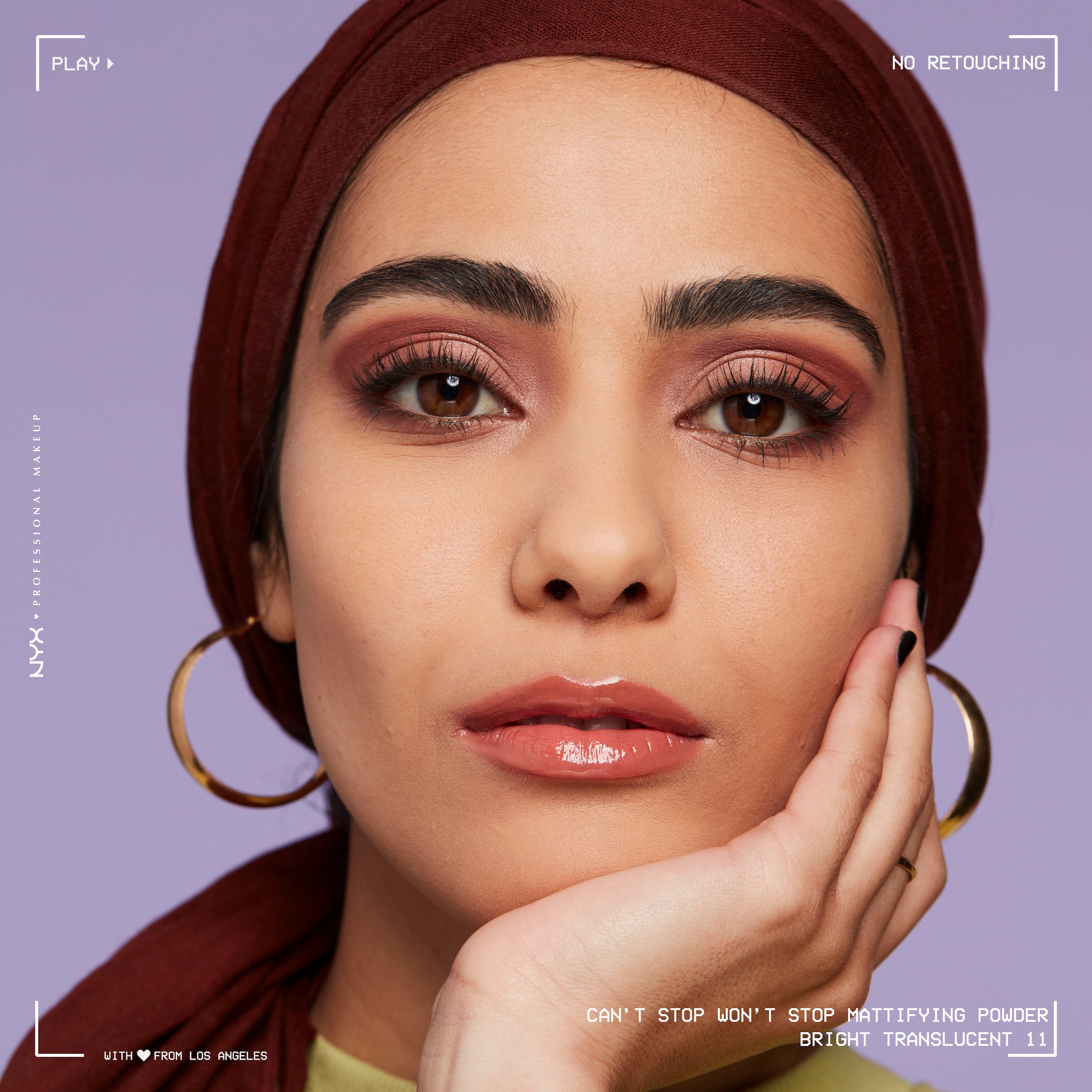 NYX Puder »Professional Makeup CSWS Mattifying Powder«, Verschmiert nicht, deckt zuverlässig, setzt sich nicht ab, mattierend.