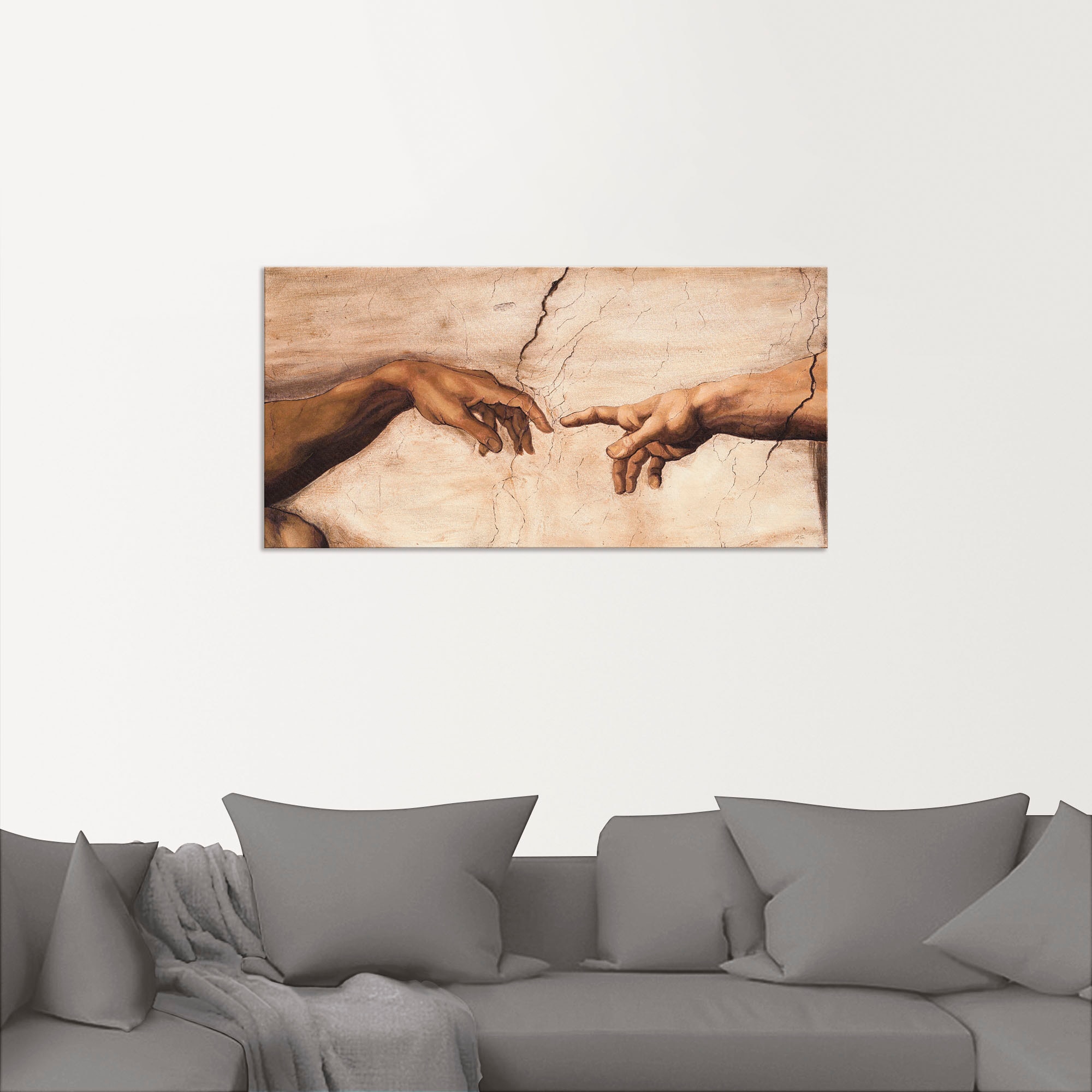 Artland Wandbild »Hände«, Religion, (1 St.), als Alubild, Outdoorbild, Leinwandbild, Poster, Wandaufkleber
