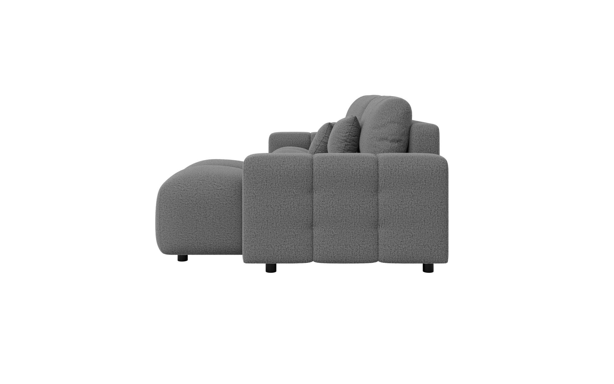 Home affaire Ecksofa »FELICI, Schlafsofa 233cm, L-Form mit Recamiere beidseitig montierbar« Designsofa mit Bettfunktion und Bettkasten, Maße B/T/H: 233/142/88 cm