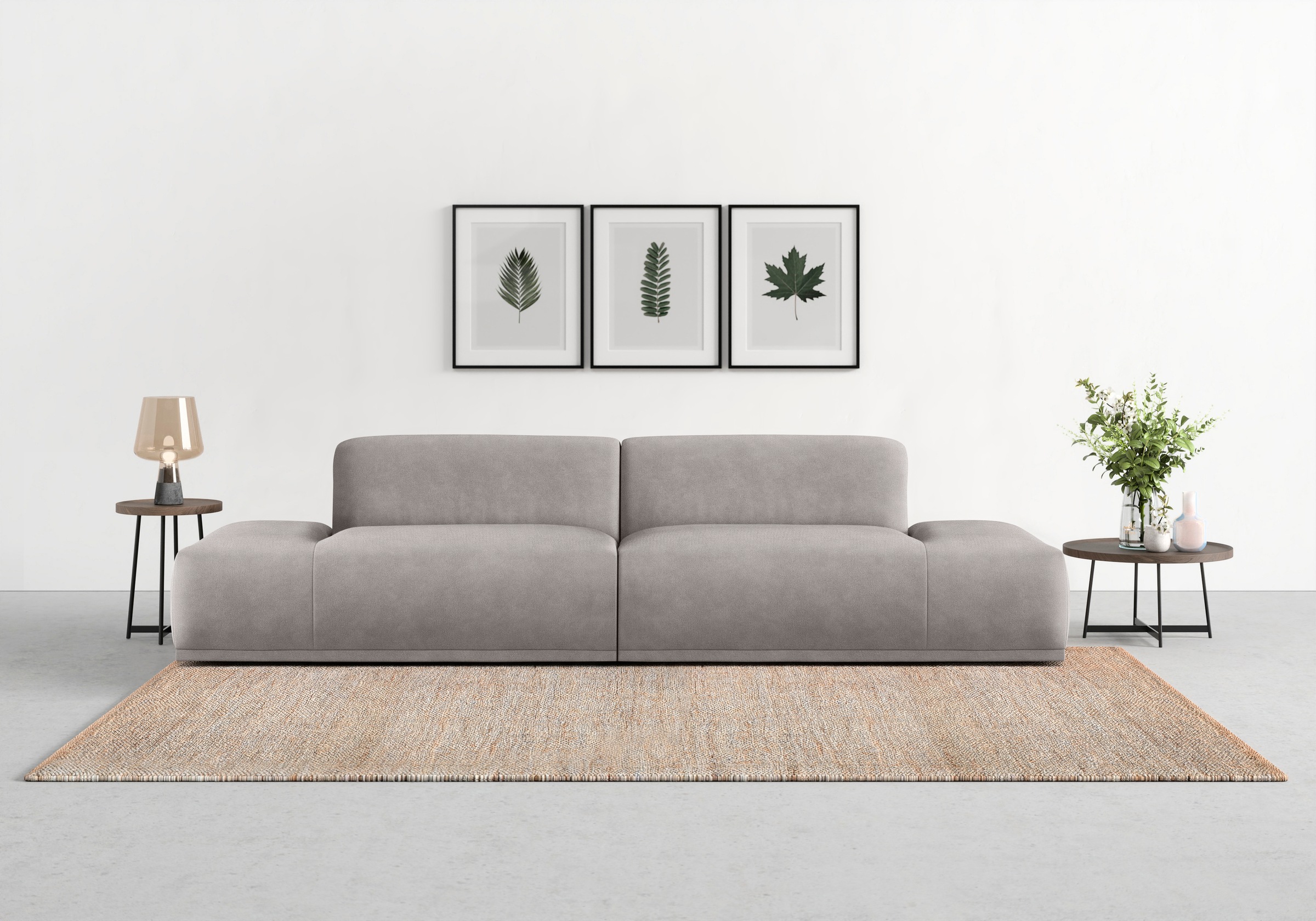 TRENDMANUFAKTUR Big-Sofa »Braga«, in moderner Optik, mit hochwertigem Kaltschaum