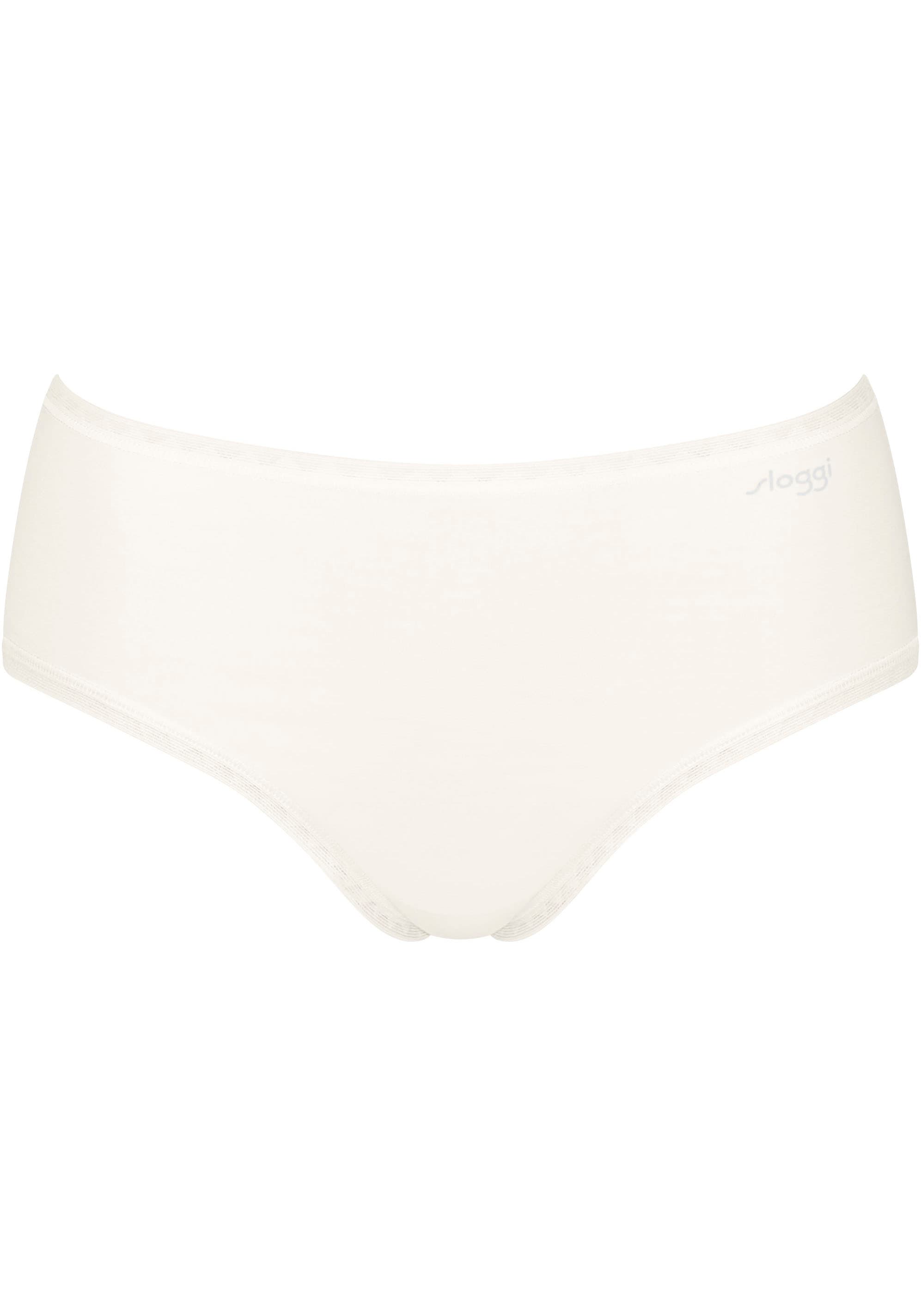sloggi Slip »GO Midi C2P«, (2er Pack), zarte Spitzendetails