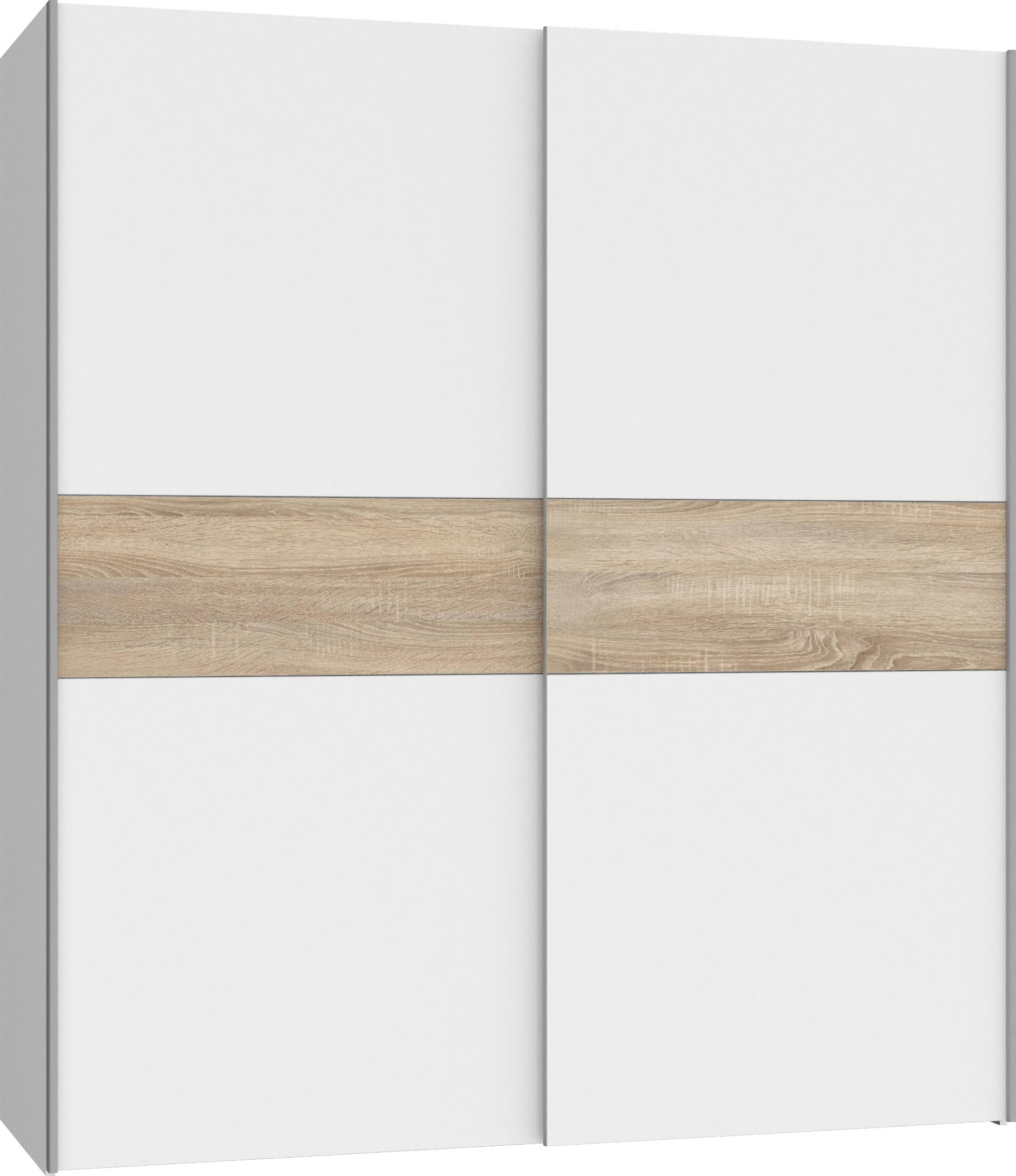 FORTE Schwebetürenschrank "Longline, Made in Europe, 2 Schiebetüren, modern günstig online kaufen