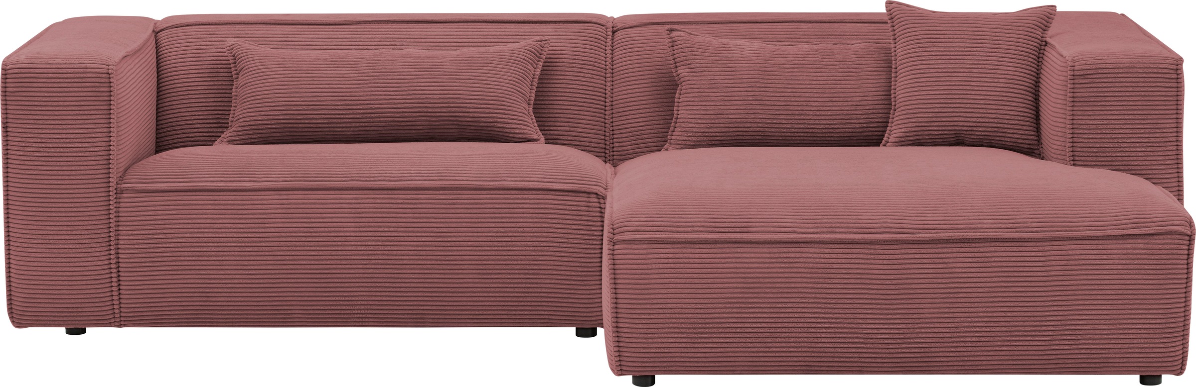 LeGer Home by Lena Gercke Ecksofa »PIARA mit Kedernaht, Cord, Leinenoptik o günstig online kaufen