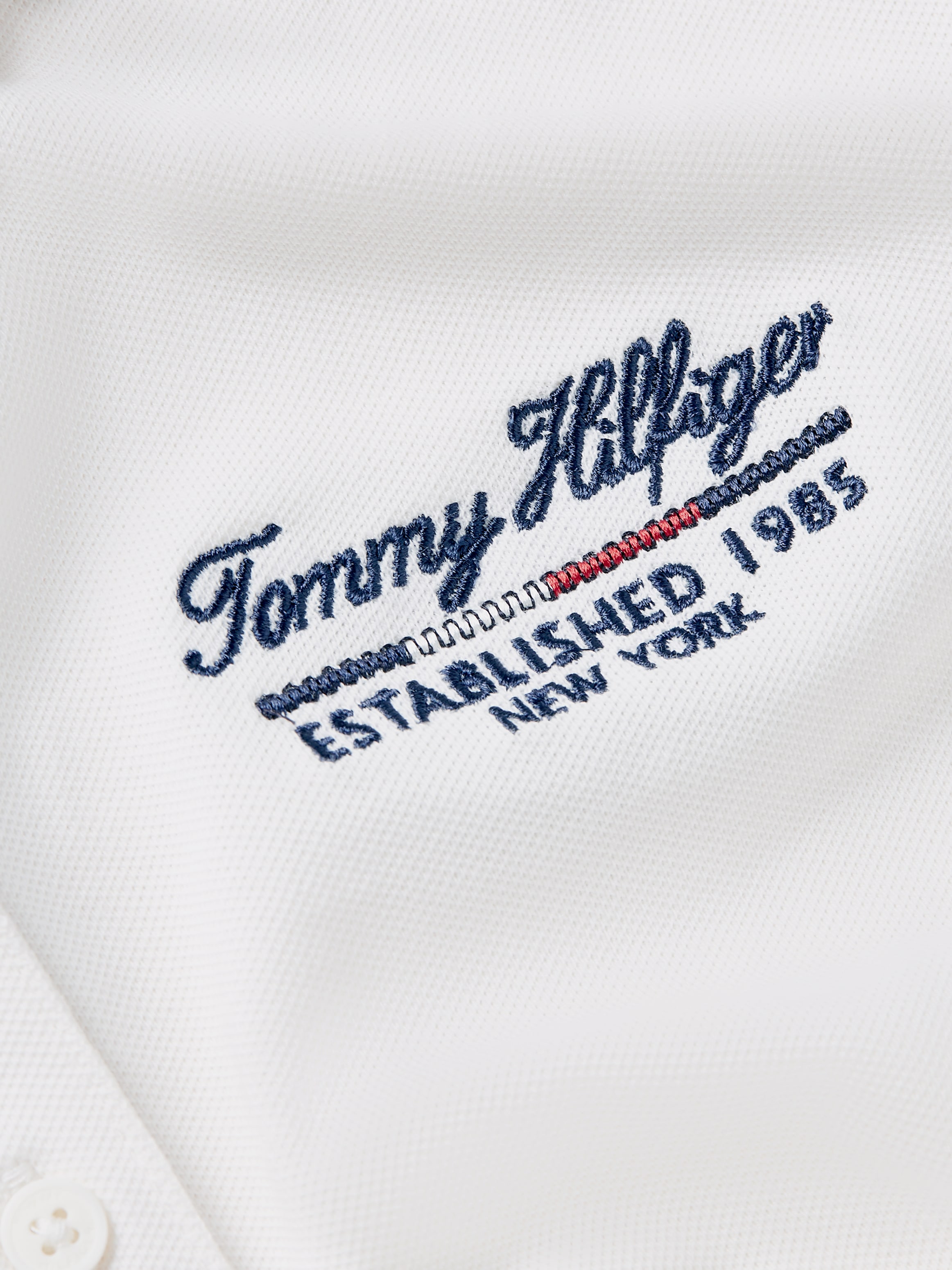 Tommy Hilfiger Poloshirt »SLIM SCRIPT GRAPHIC POLO SS«, mit Tommy Hilfiger Script Logo-Schriftzug