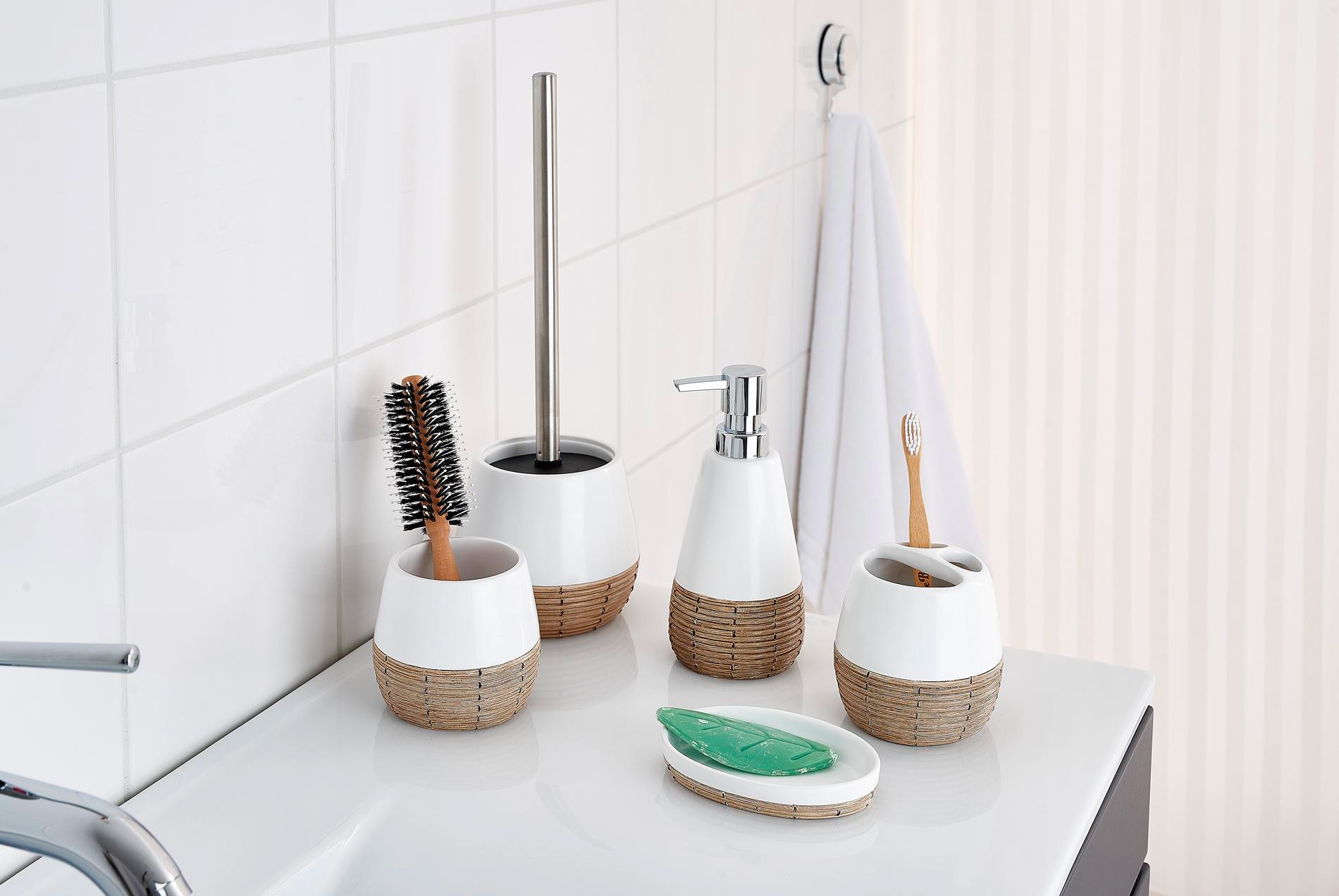 aus Polyresin Ridder WC-Garnitur bestellen UV- (Kunststein)-Kunststoff, beständig »Safari«, online