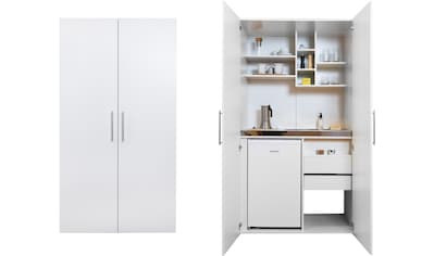 RESPEKTA Miniküche, mit Glaskeramik-Kochfeld und Kühlschrank kaufen