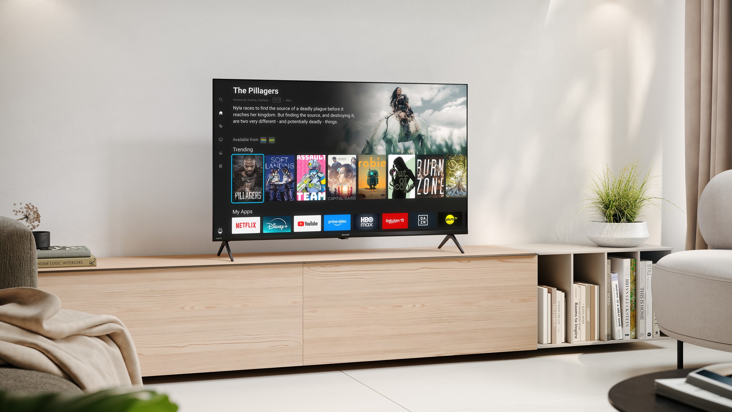 Sharp LED-Fernseher »4T-C43HKx« 108 cm/43 ″ Smart-TV