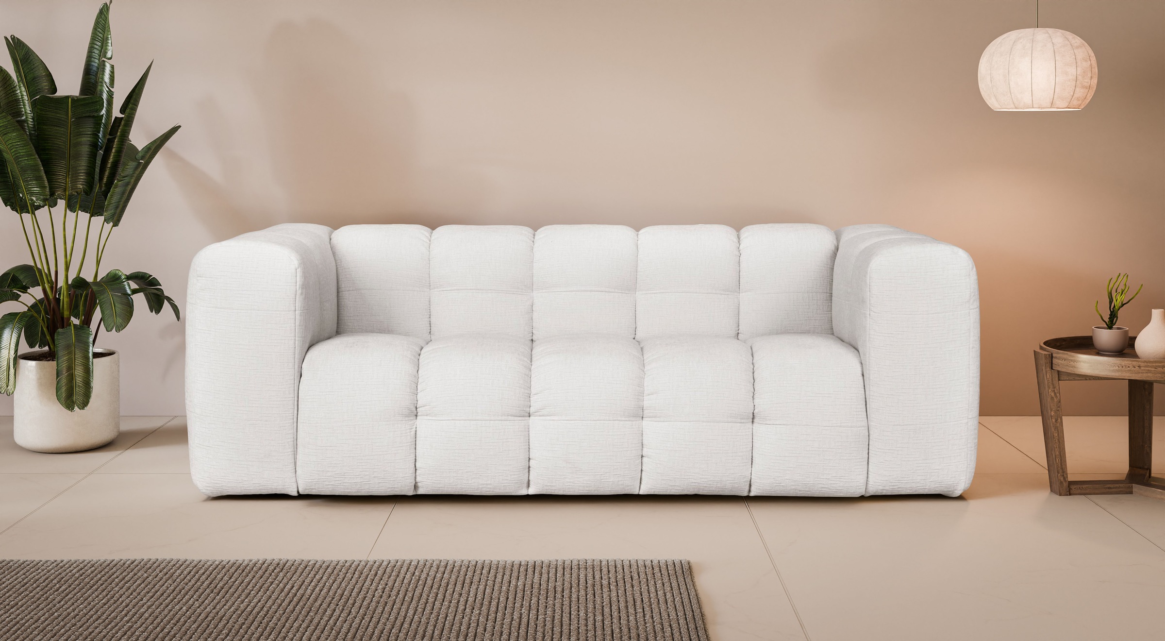 LeGer Home by Lena Gercke 3-Sitzer "TALISHA Designersofa, moderne Steppung, günstig online kaufen