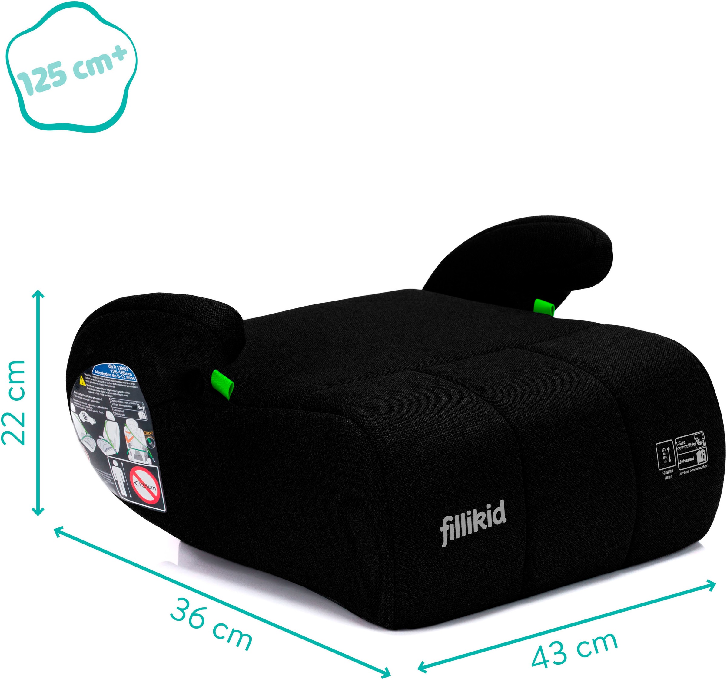 Fillikid Kindersitzerhöhung »Comfort ohne Isofix«