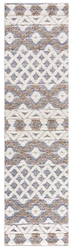 Carpet City Hochflor-Teppich »Focus 3050«, rechteckig, 20 mm Höhe, Läufer, Boho, Hochtief-Muster/ 3D-Effekt, für Wohnzimmer, Schlafzimmer
