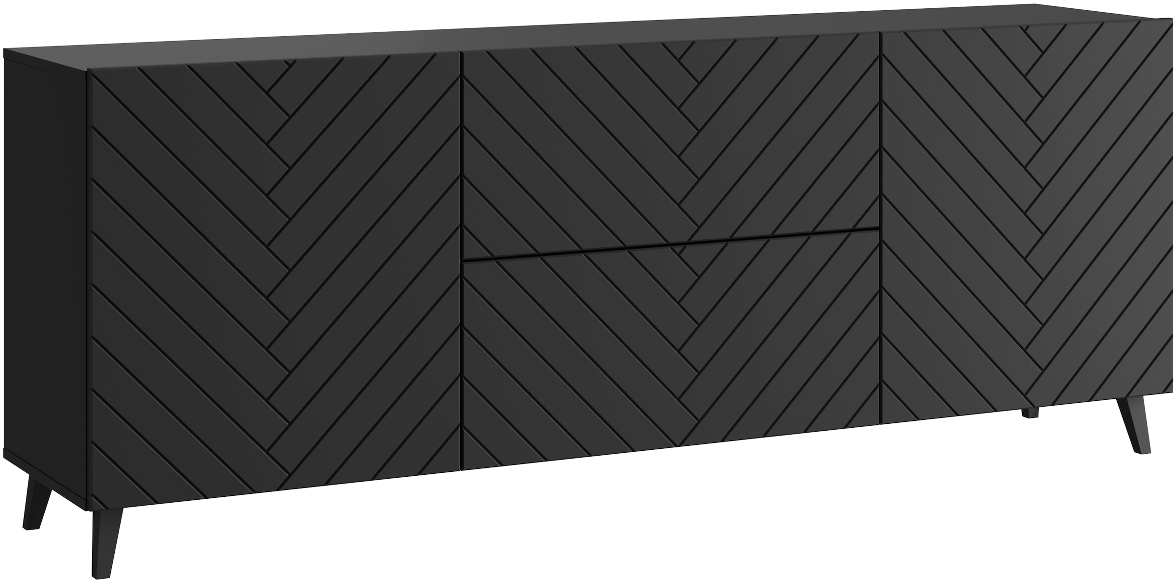 INOSIGN Lowboard »LOWBOARD PHUKET«, (1 St.), 2 Schubladen, 4 Türen, 6 geschlossenen Fächern, Breite 180cm