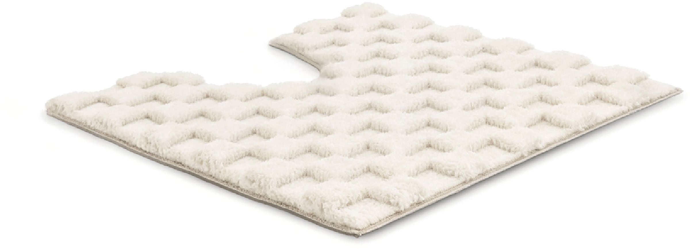 OTTO home Badematte »Naala, Badvorleger, Badezimmer Teppich, sehr weich«, rutschhemmend beschichtet, schnell trocknend-fußbodenheizungsgeeignet, weiche Haptik, auch als 2-teiliges Set erhältlich, Made in Europe