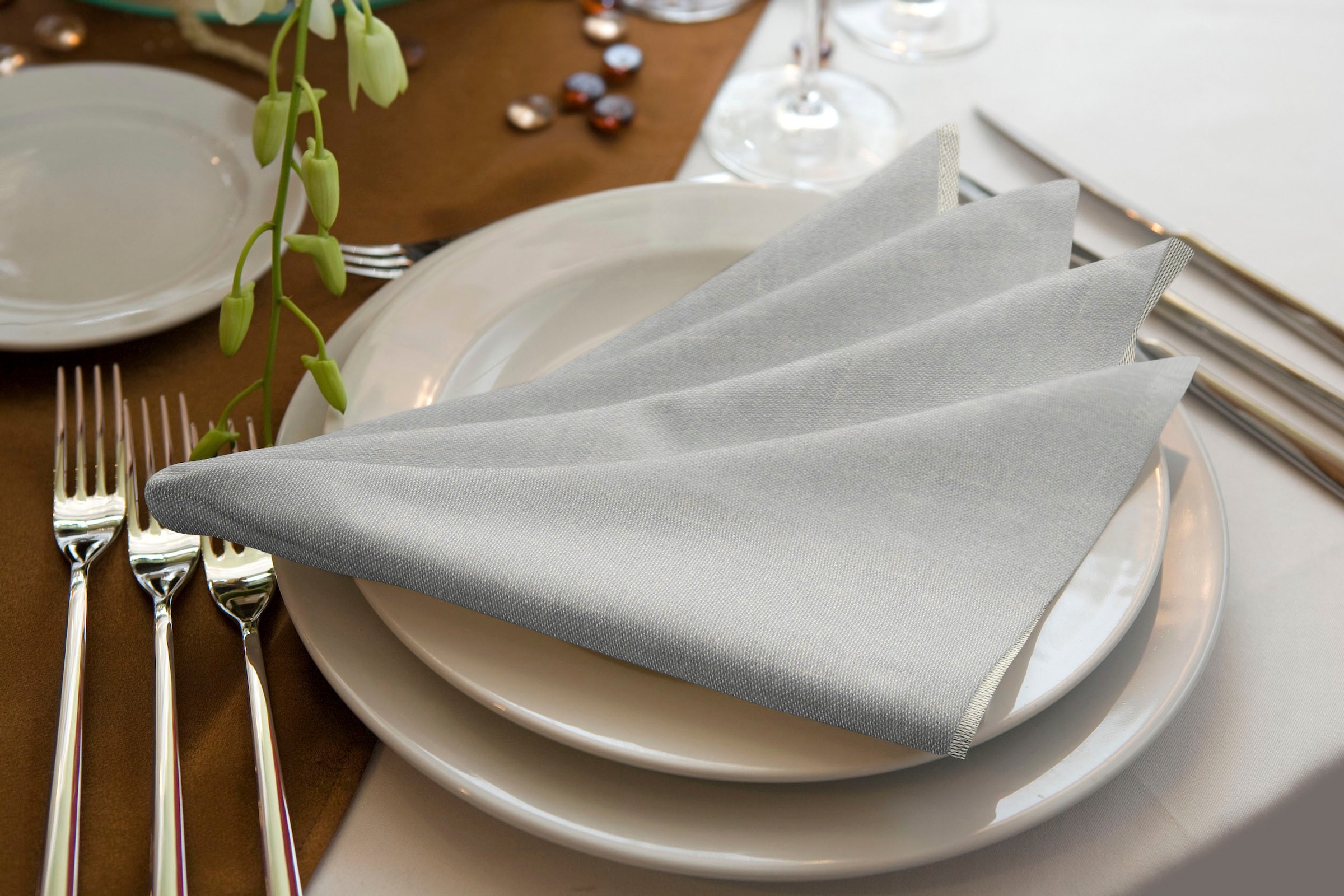 Adam Stoffserviette »Uni Light Collection«, (4 St.)