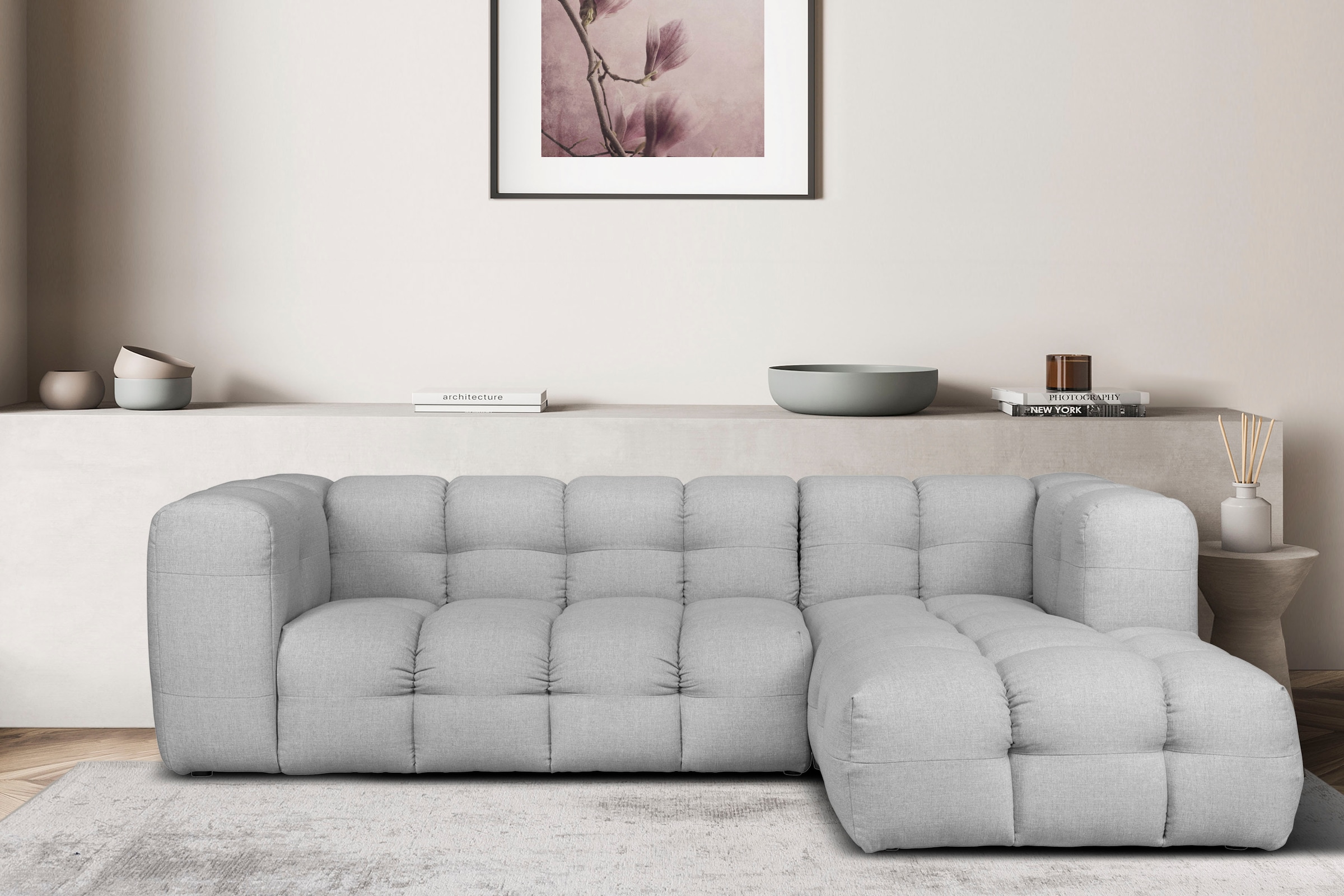 LeGer Home by Lena Gercke Ecksofa "TALISHA L-Form", moderne Steppung, hoher günstig online kaufen