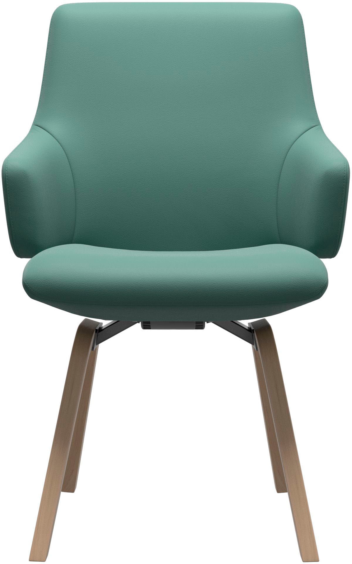 Stressless® Polsterstuhl »Laurel«, Leder PALOMA, Low Back mit Armlehne, Größe L, mit schräggestellten Beinen in Eiche