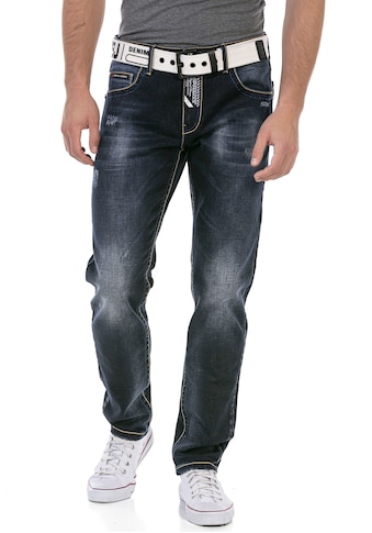 Cipo & Baxx Regular-fit-Jeans, mit markanter Waschung kaufen