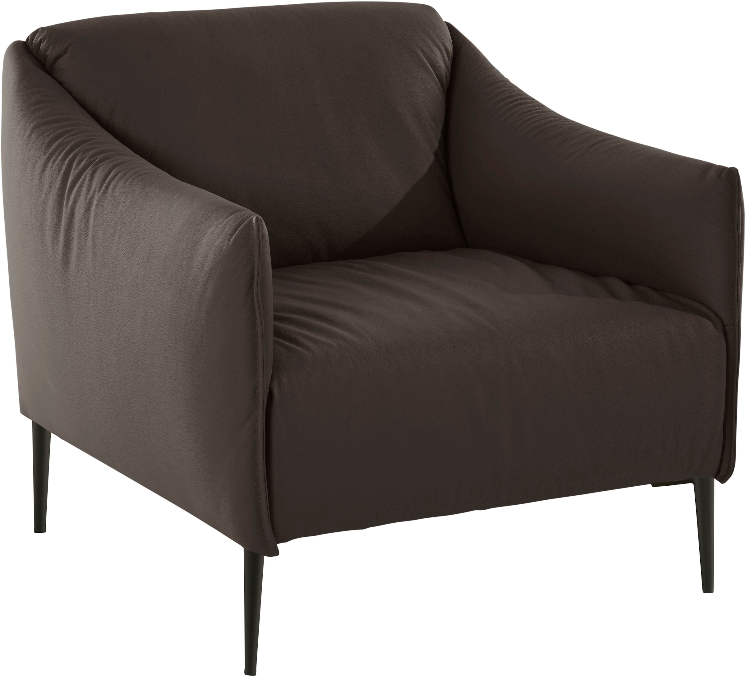 W.SCHILLIG Cocktailsessel »sally«, mit Metallfüßen in Schwarz pulverbeschichtet