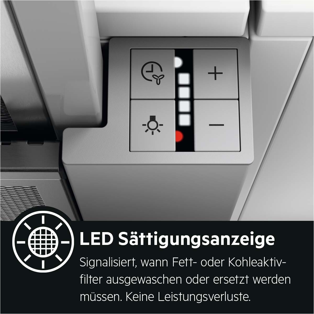 AEG Flachschirmhaube »DPS5650AM 942022603« mit Abluft- und Umluftbetrieb, mit LED-Leuchtstreifen