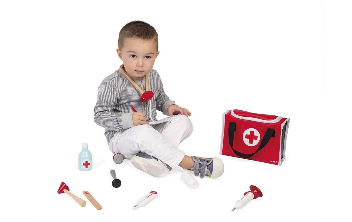 Janod Spielzeug-Arztkoffer »Doktortasche 10-teilig«