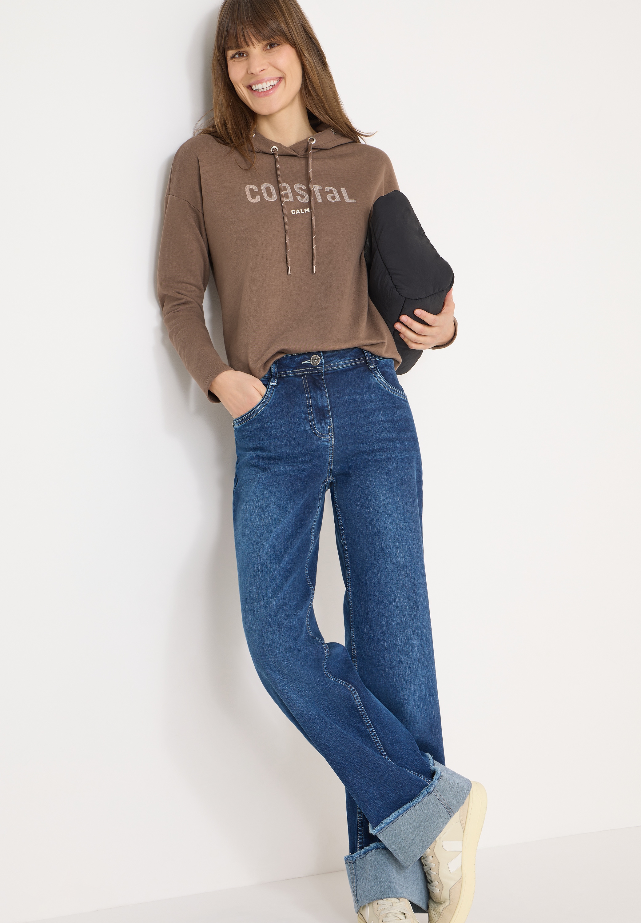 Cecil Hoodie , mit Stickerei
