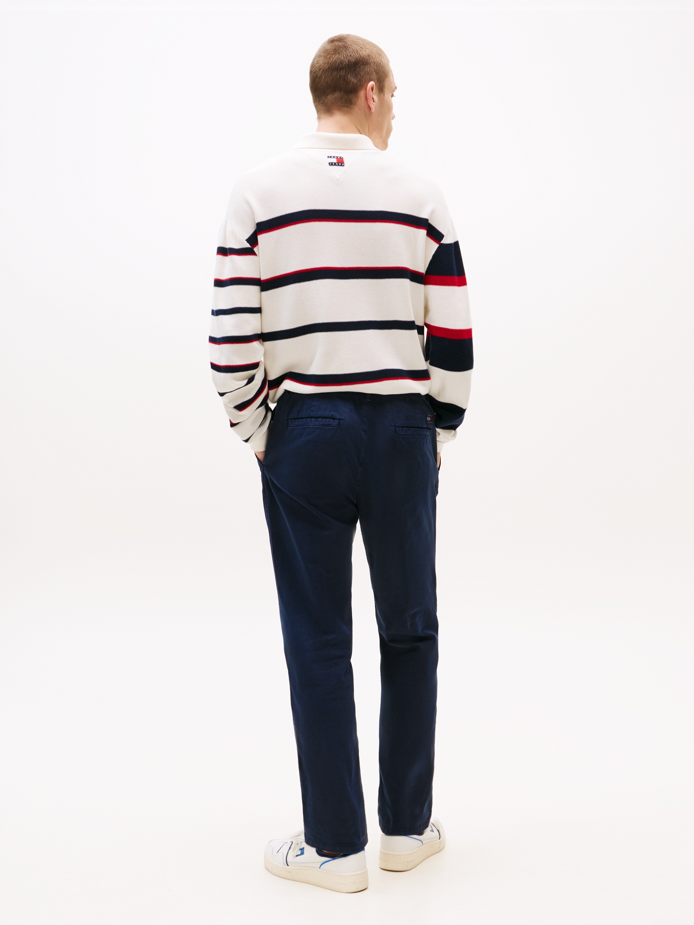 Tommy Jeans Stoffhose »TJM ISAAC LIGHT COTTON PANTS«, Mit Gürtelschlaufen