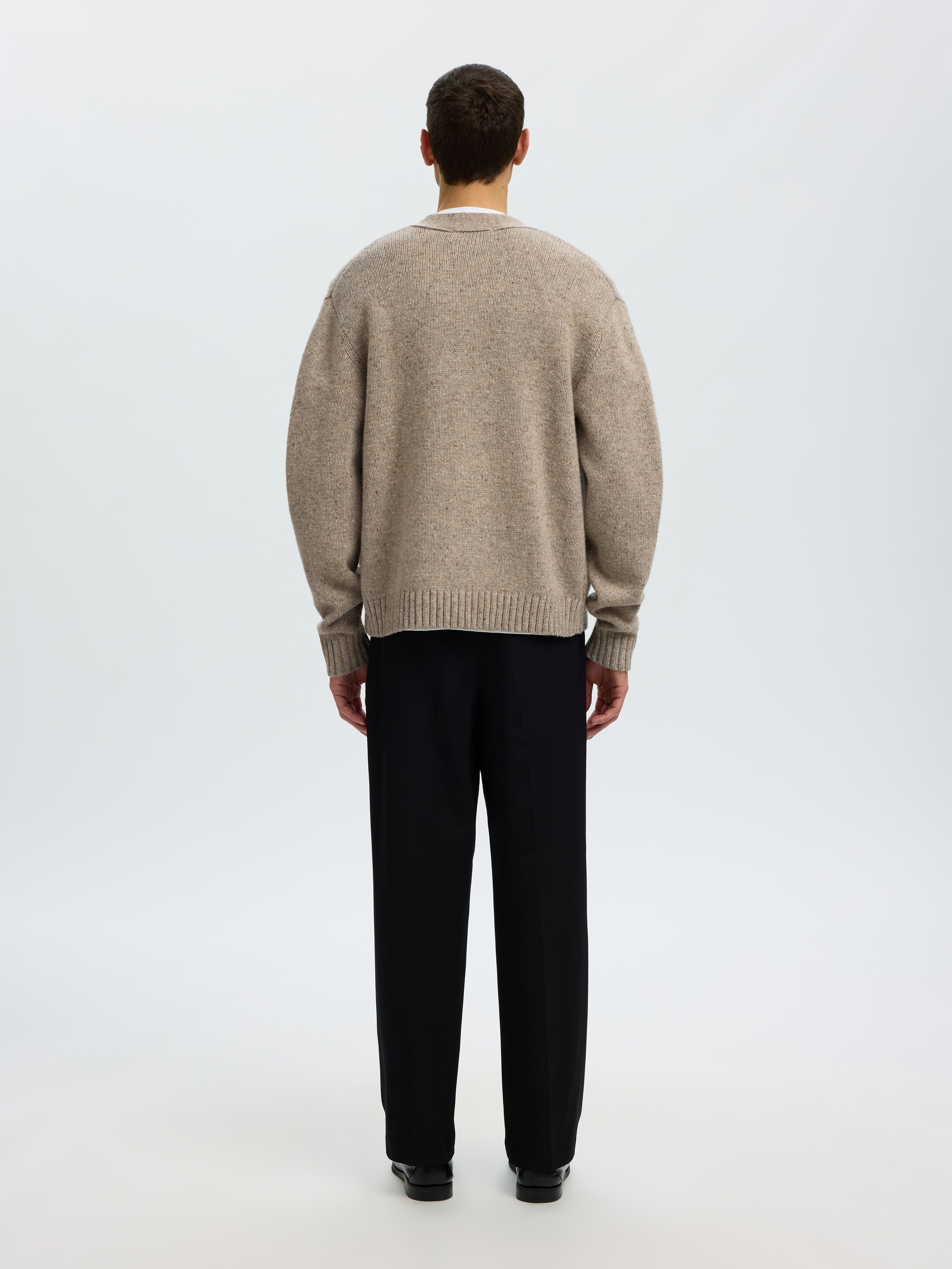 SELECTED Strickjacke »SLMCODY LS KNIT CARDIGAN NOOS« Wollmischung, regular fit