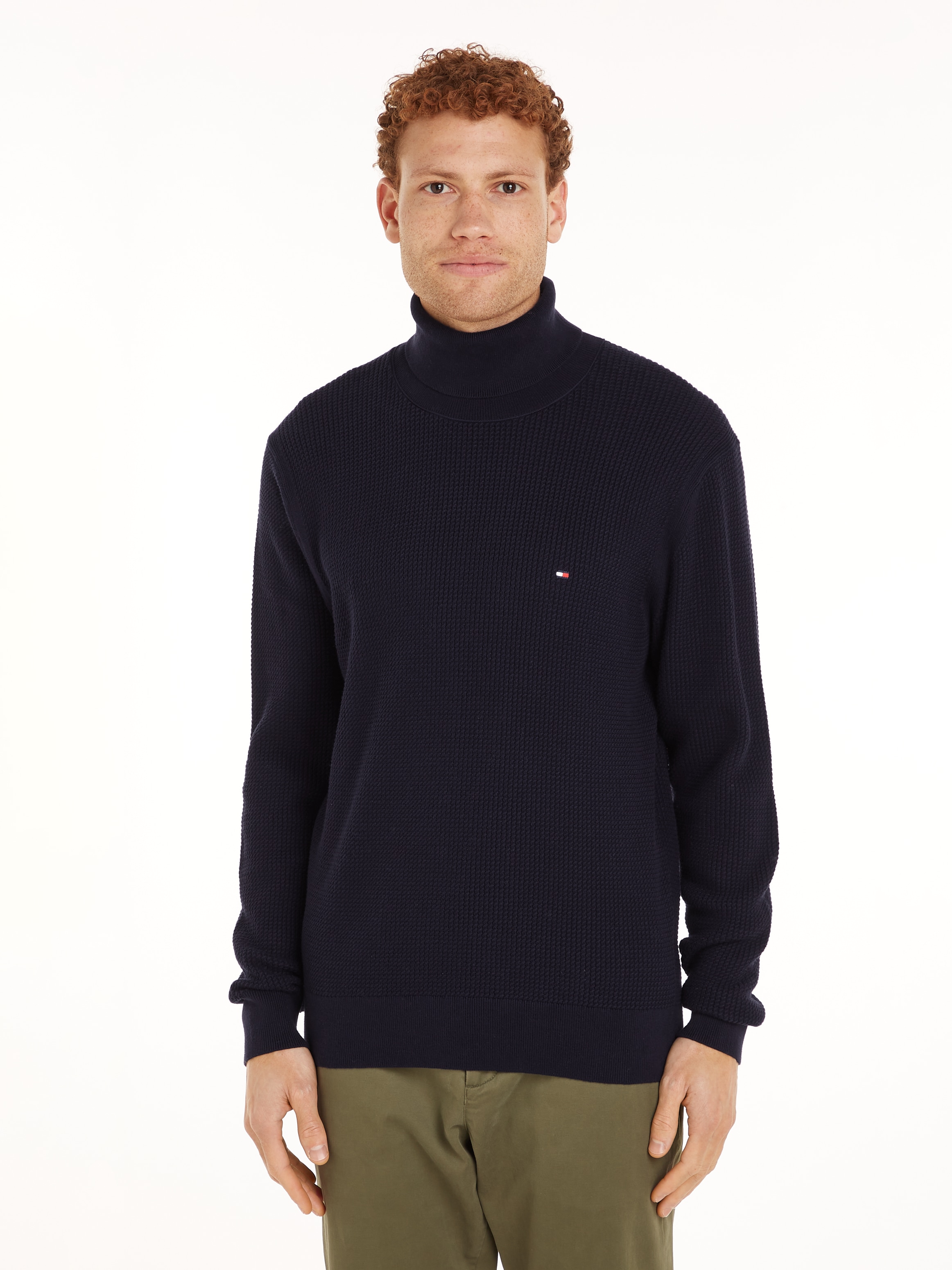 Tommy Hilfiger Rollkragenpullover »STRUCTURE ROLL NECK«