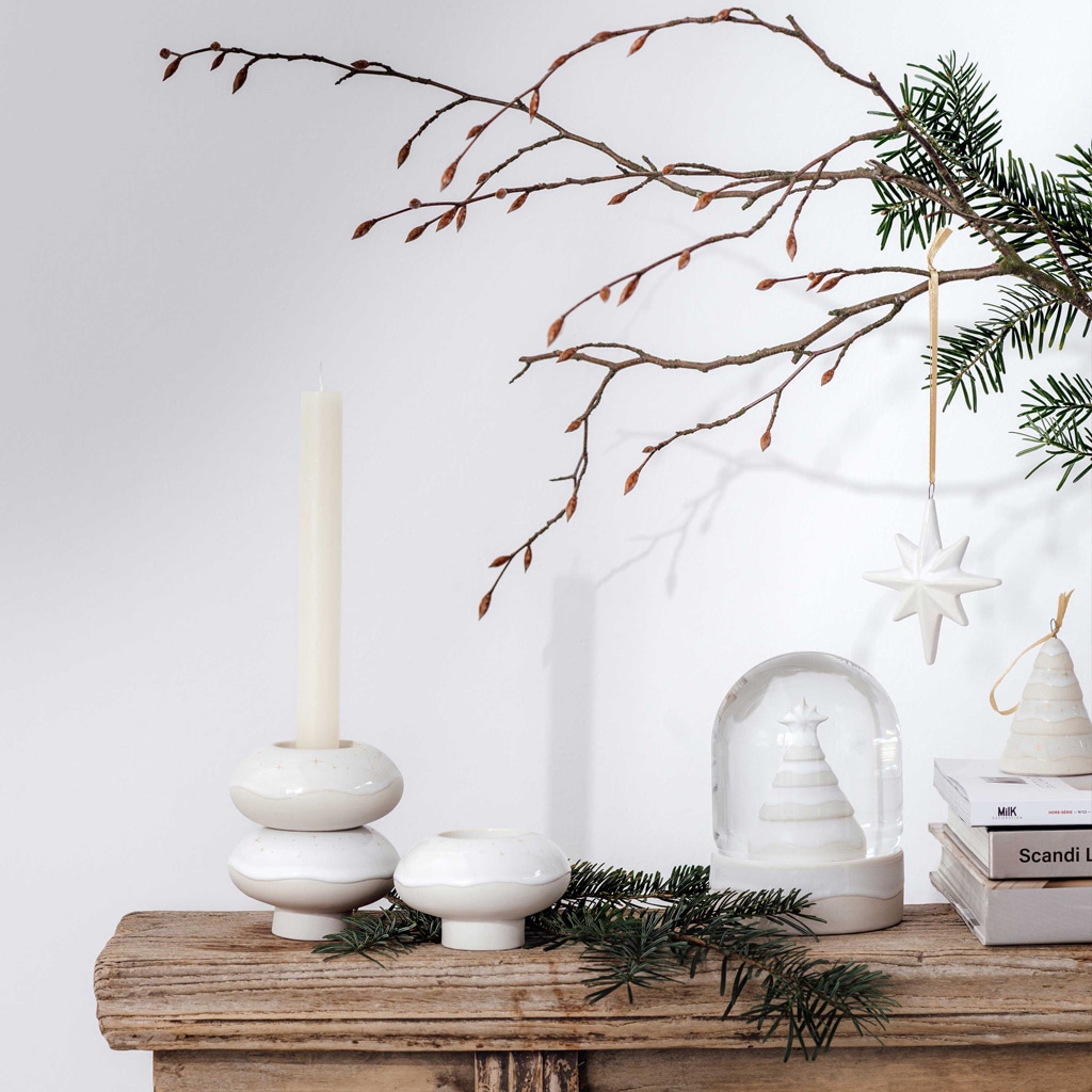 like. by Villeroy & Boch Weihnachtsfigur »Ornament Tannenbaum Winter Glow beige«