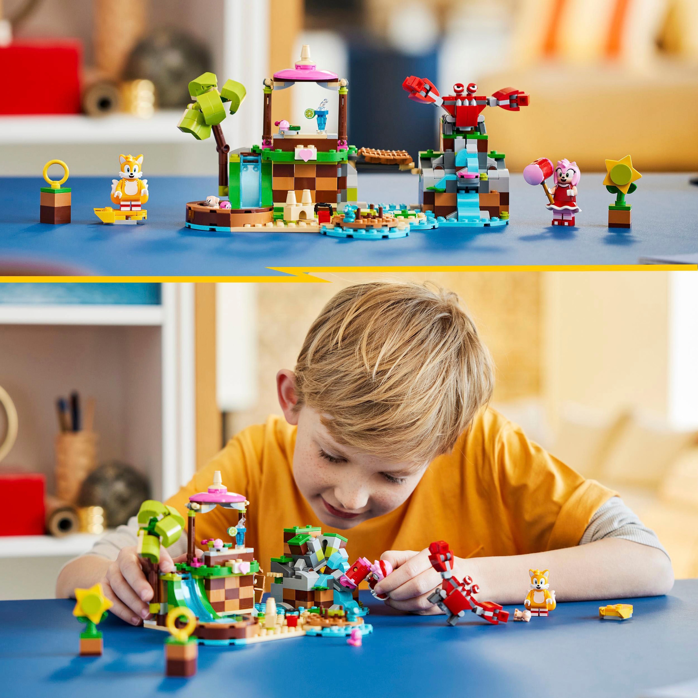LEGO® Konstruktionsspielsteine »Amys Tierrettungsinsel (76992), LEGO® Sonic«, (388 St.), Made in Europe