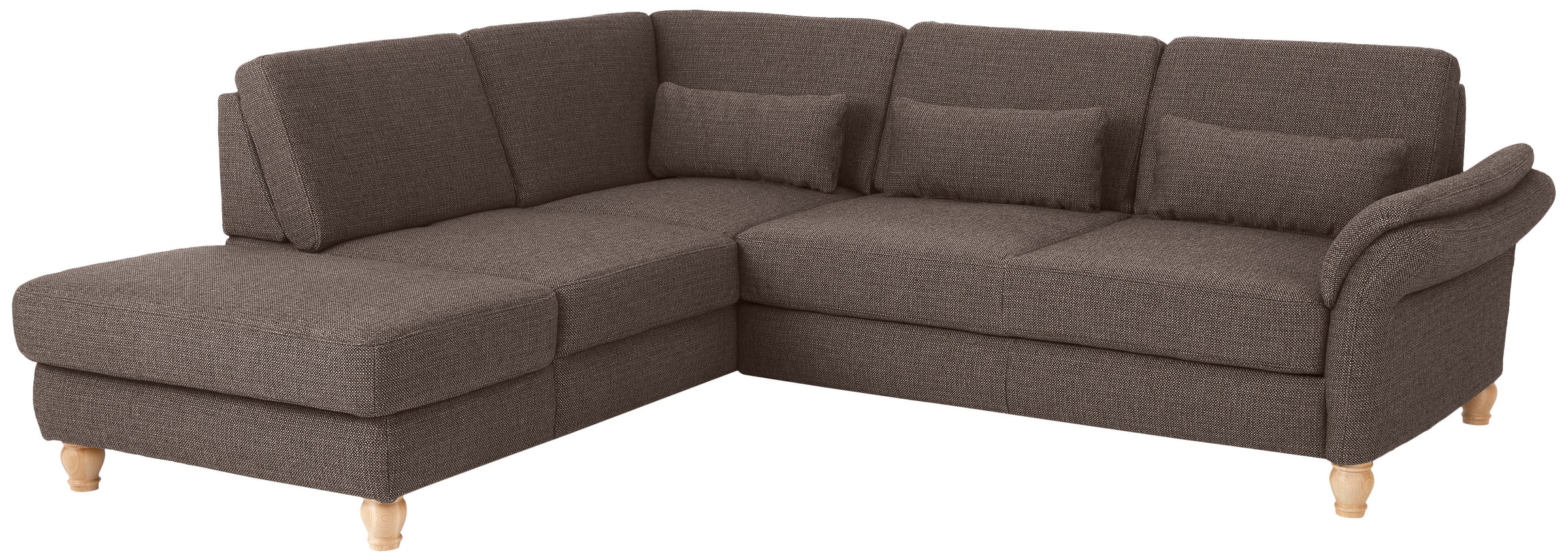 Home affaire Ecksofa »Palace L-Form«, incl. Sitztiefenverstellung, wahlweise mit Bettfunktion und Stauraum