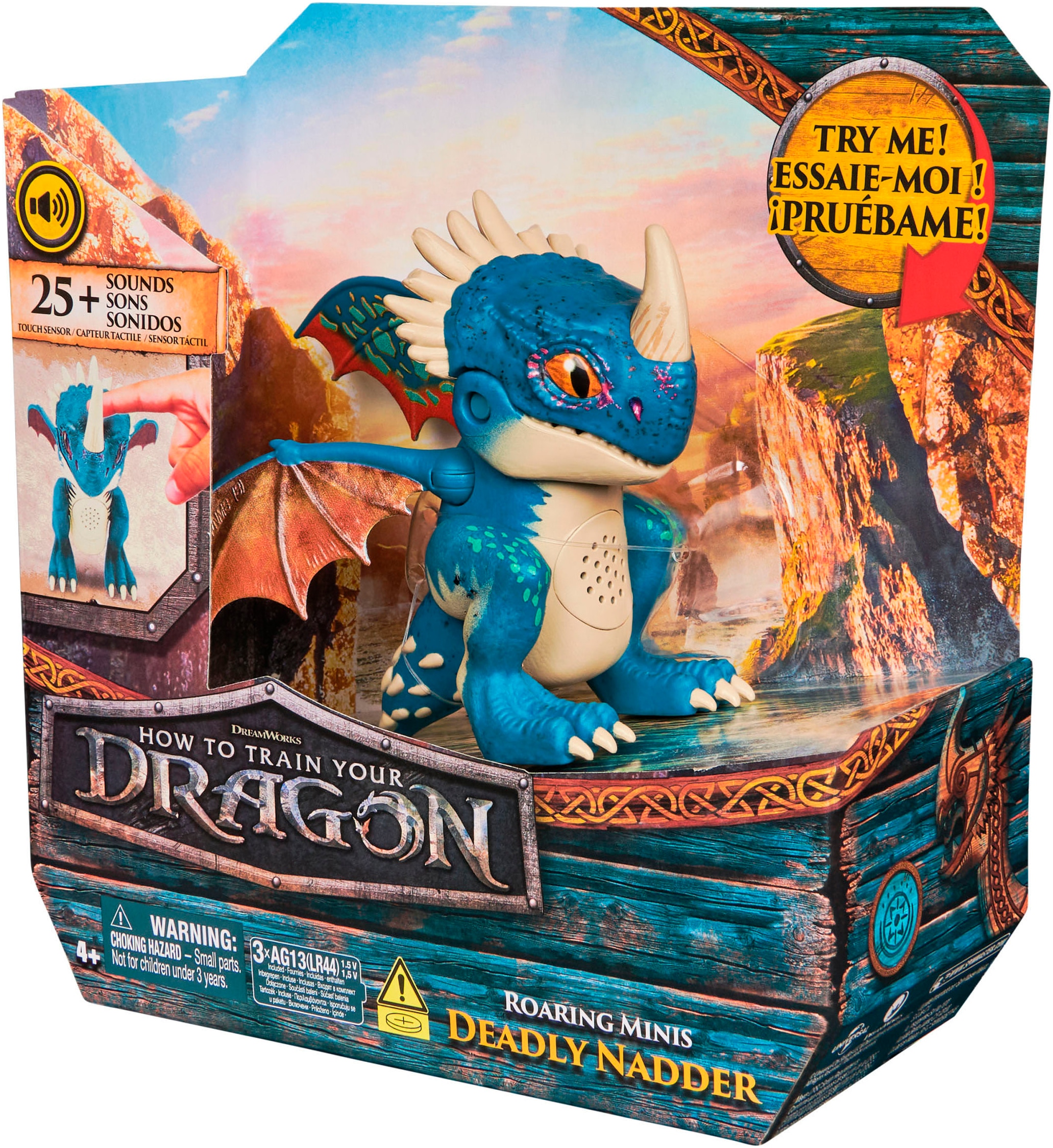 Spin Master Spielfigur »Dragons Movie - Interaktive Mini-Drachen - Sturmpfeil« mit Soundeffekt