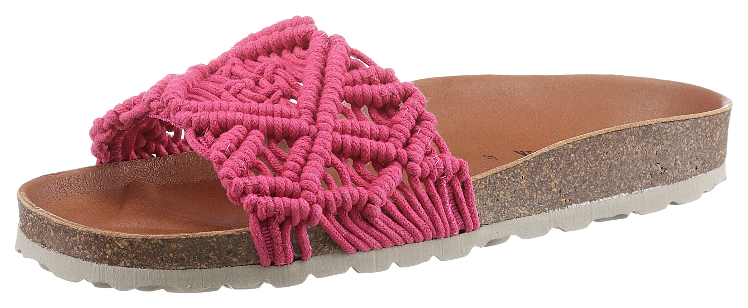 VERBENAS Pantoffel »Raga Roda«, in gehäkeltem Look kaufen