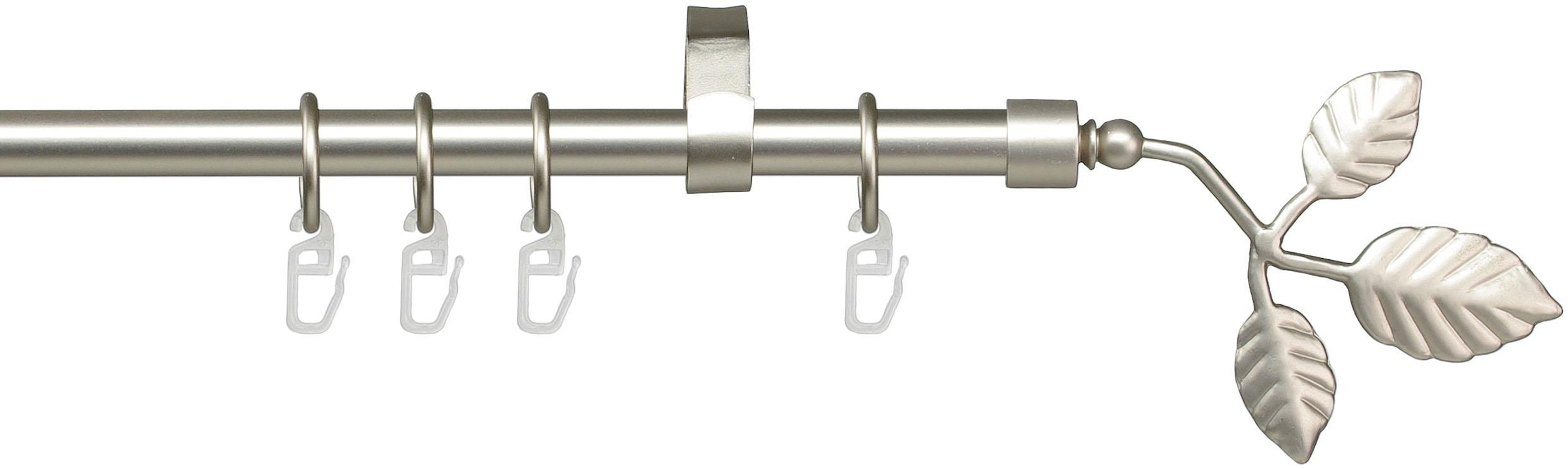 Liedeco Gardinenstange »Bacchus 16 mm«, 1 läufig-läufig, Fixmaß