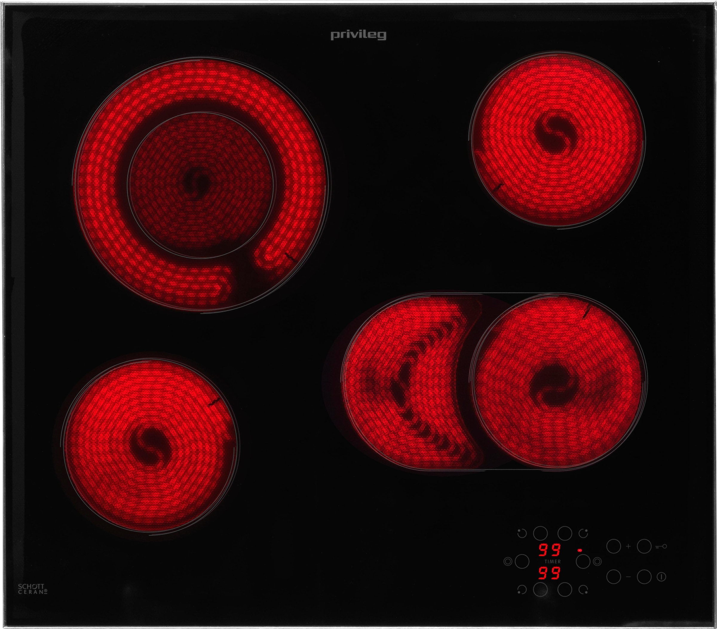 Privileg Backofen-Set »PBWR6 OH5V IN«, Hydrolyse, touchControl