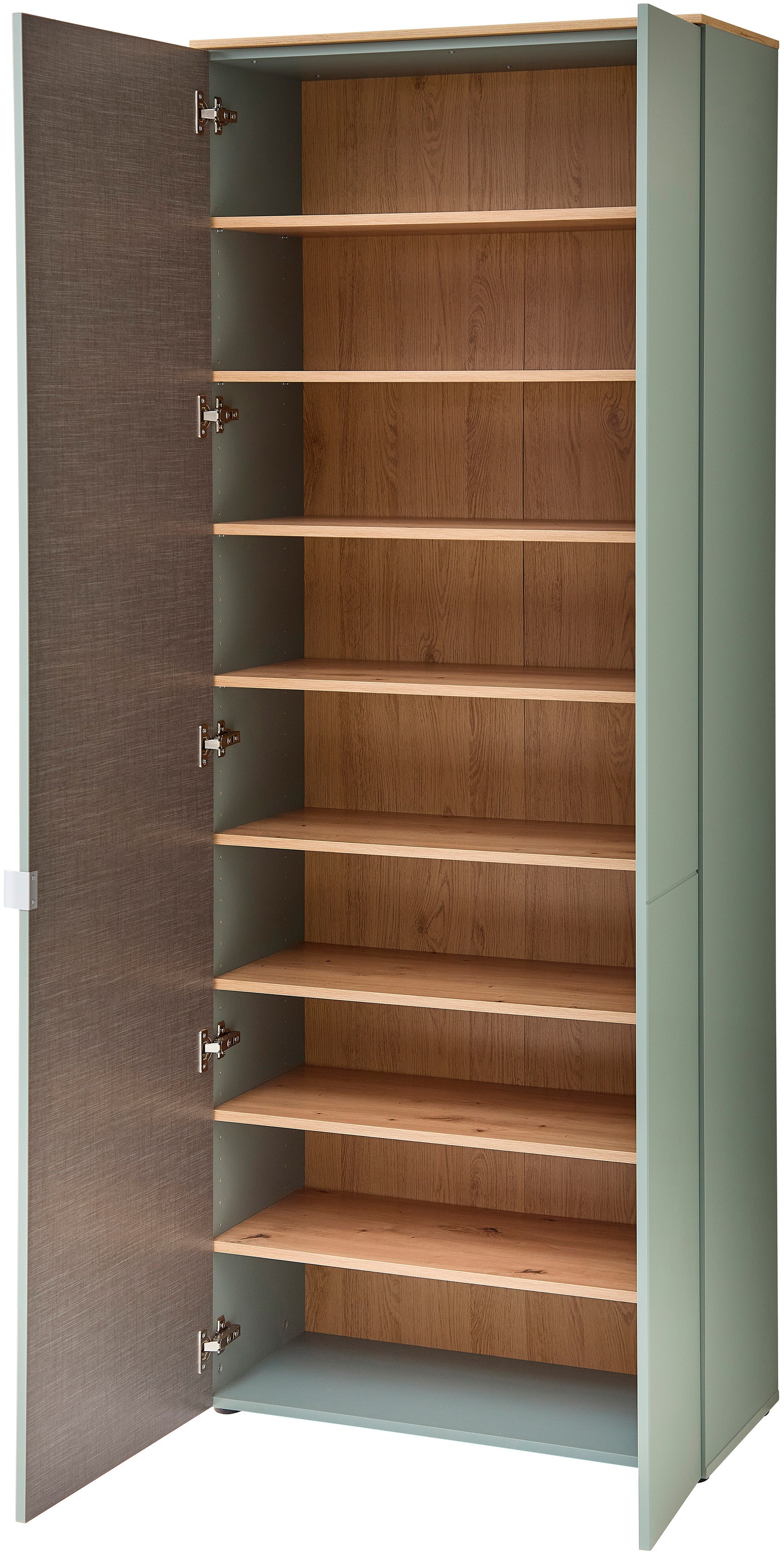 Innostyle Schuhschrank »Bari Schuhschrank, BxHxT 78x202x38 cm«, (1 St.), 2 türig, 9 Fächer, Softclose, ABS Kantenschutz