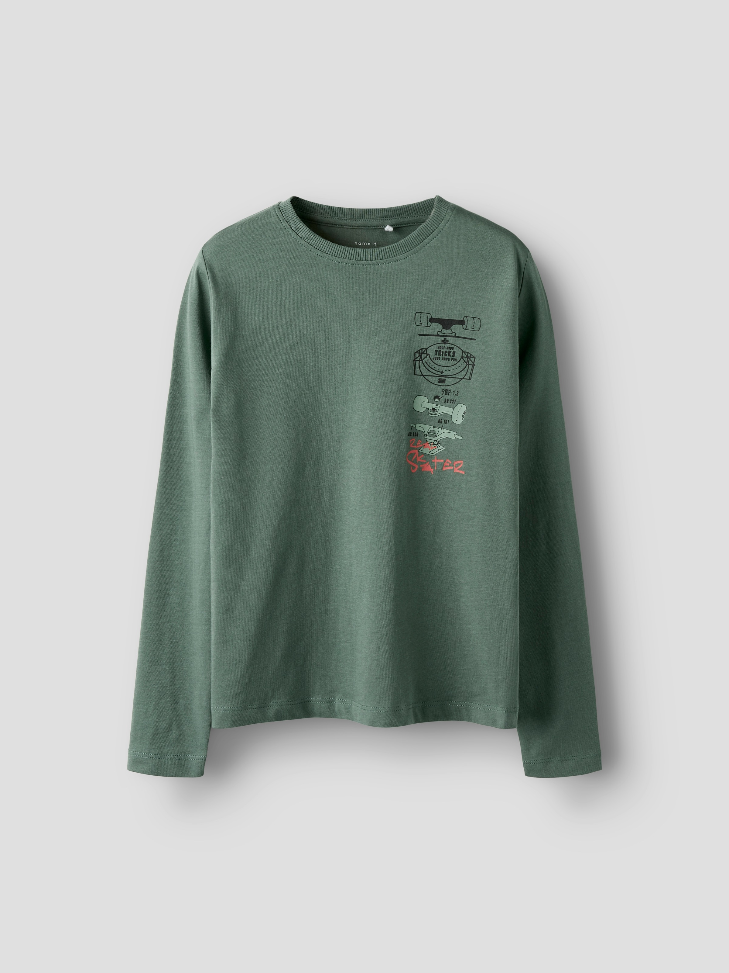 Name It Langarmshirt »NKMNIKOLAI 3P LS TOP«, (Packung, 3 tlg.)