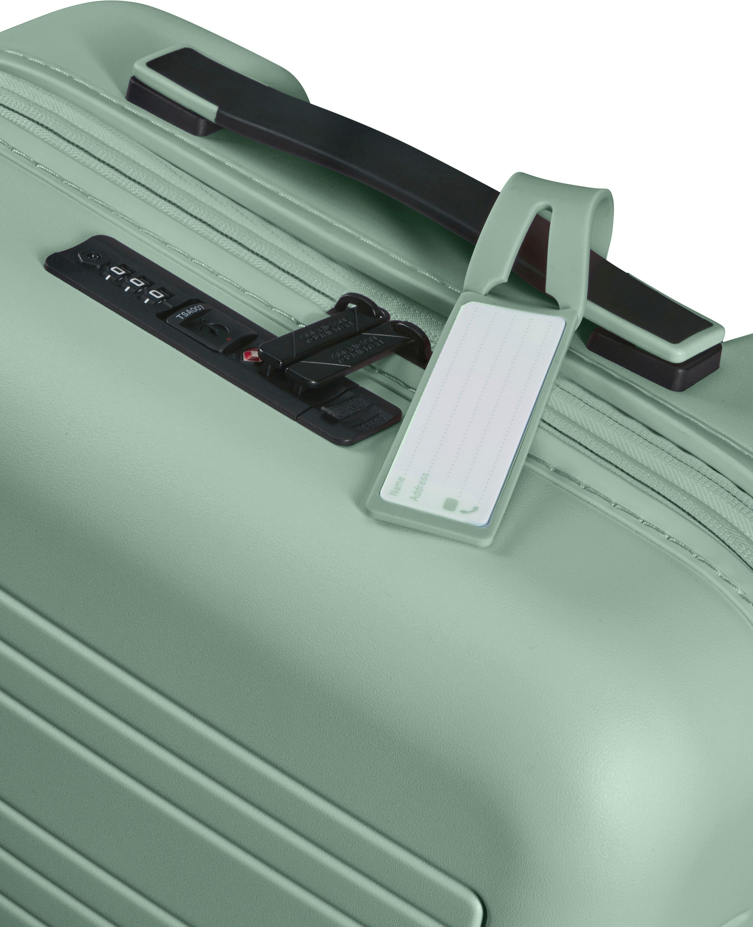 American Tourister® Hartschalen-Trolley »Novastream, 55 cm«, 4 Rollen, Handgepäck Trolley TSA-Zahlenschloss Volumenerweiterung USB-Schleuse