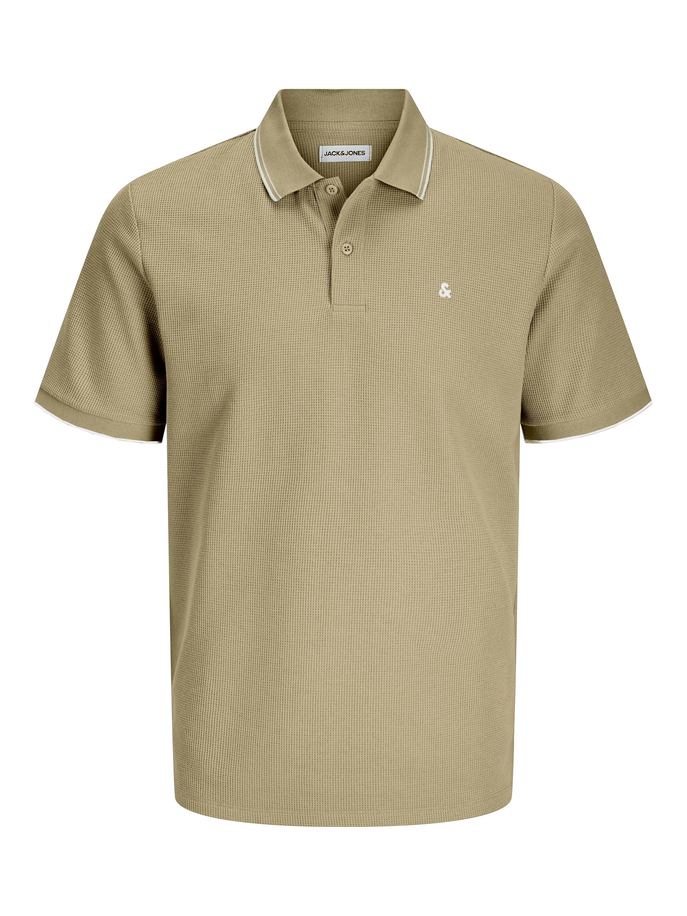 Jack & Jones Poloshirt »JJEAUSTIN POLO SS NOOS« Materialmix, regular fit