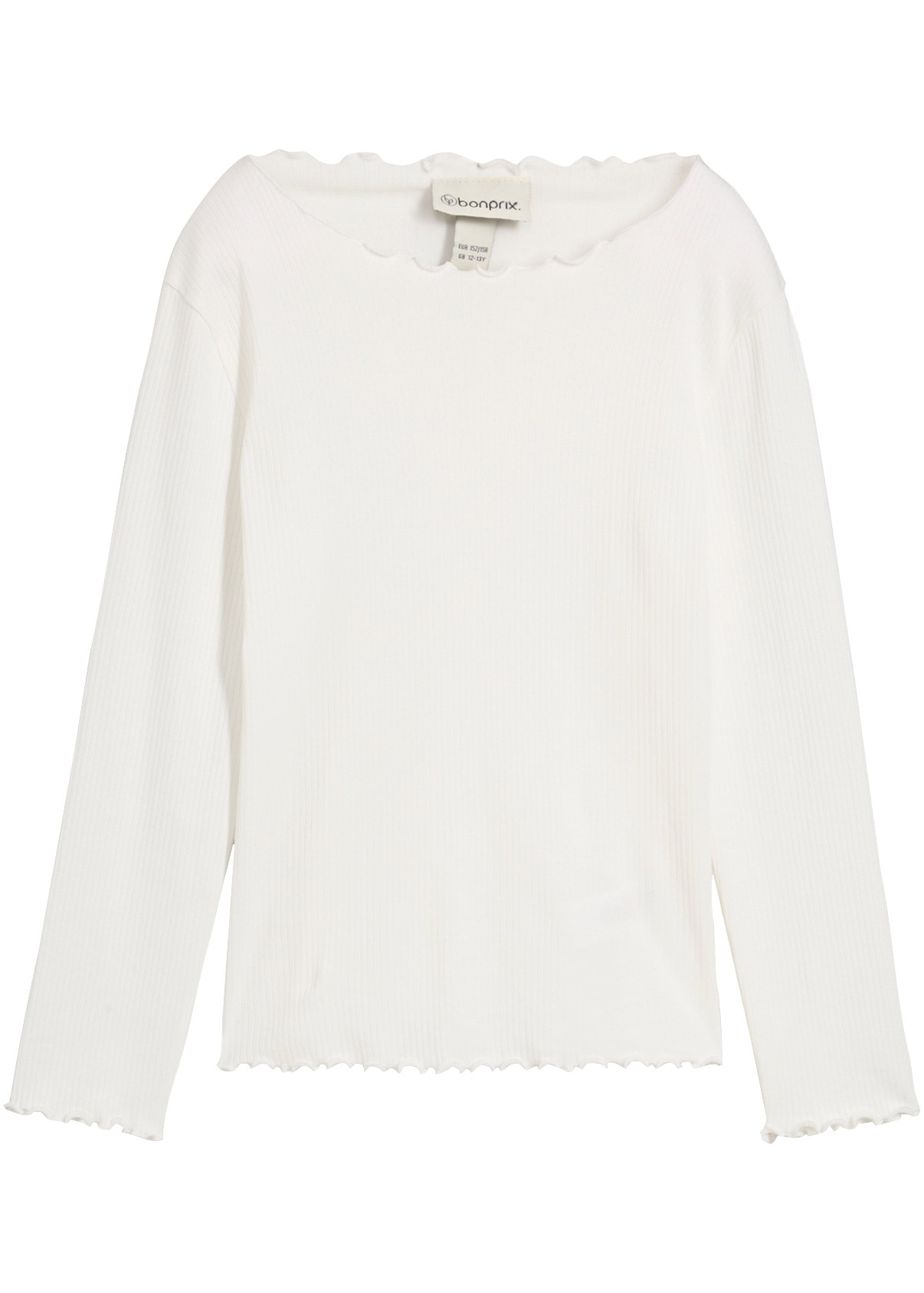 bonprix Langarmshirt für Kinder, Slim Fit, aus reiner Baumwolle, im Casual-Stil