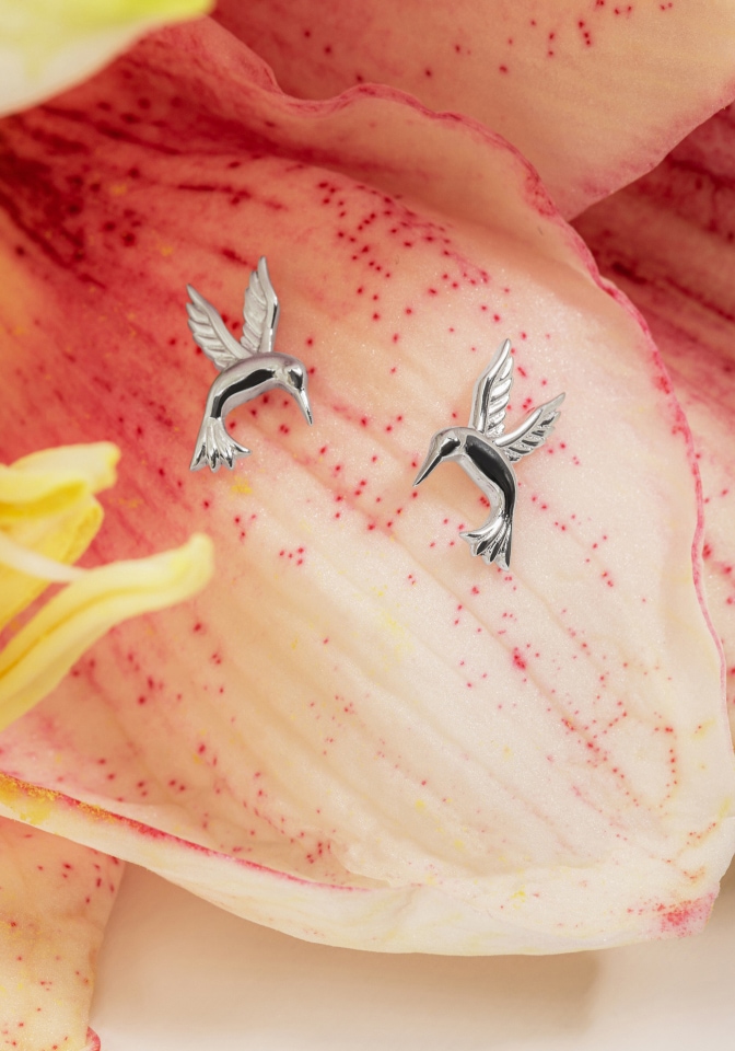 Amor Paar Ohrstecker »Kolibri«